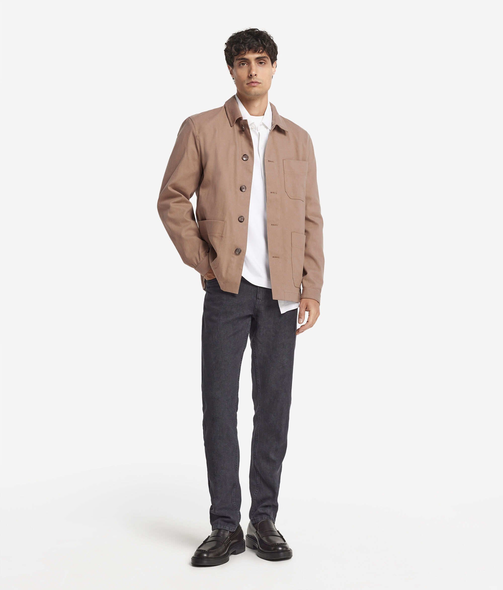 Denimjacke im Worker-Stil