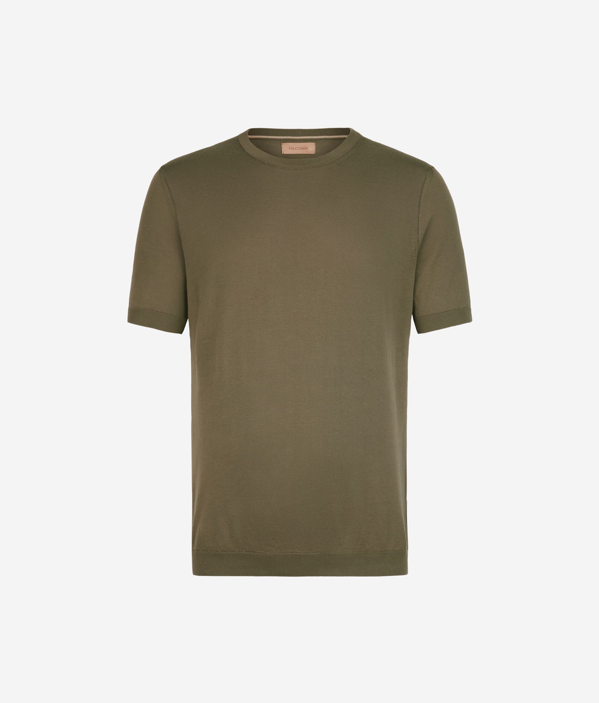 T-shirt girocollo in cotone