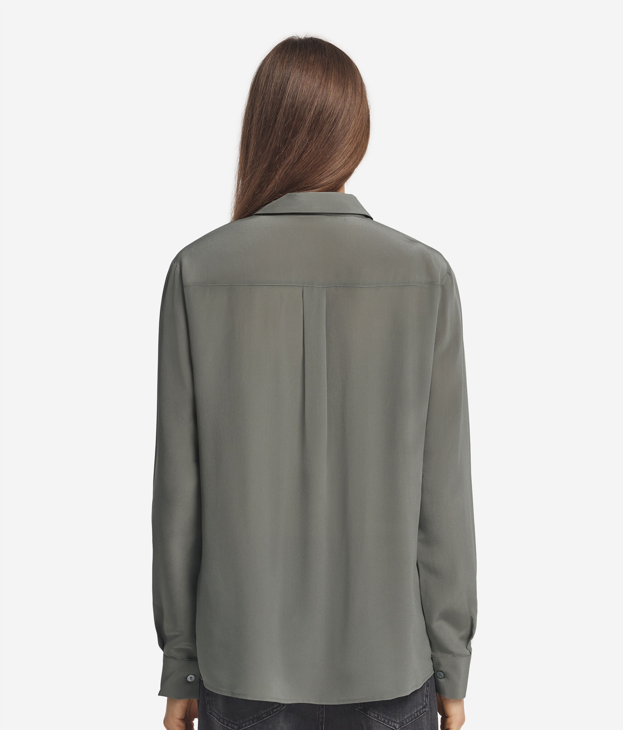 Camicia con Colletto in Seta