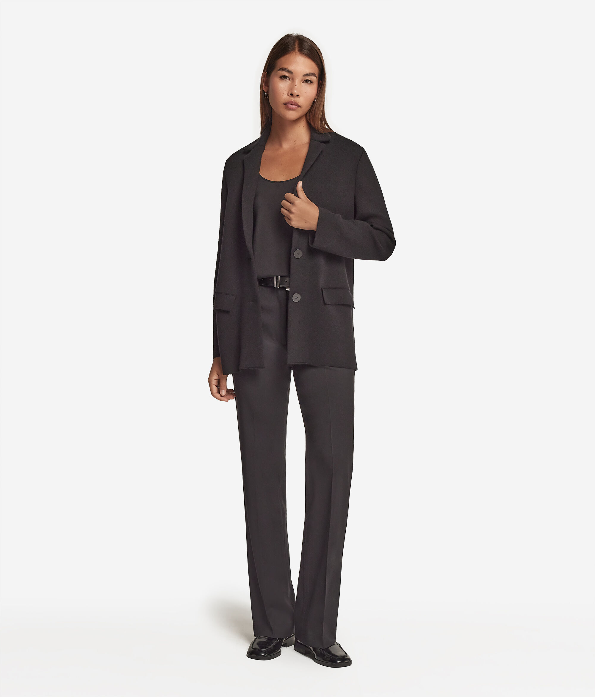 Jaqueta tweed de Cashmere Ultrasoft