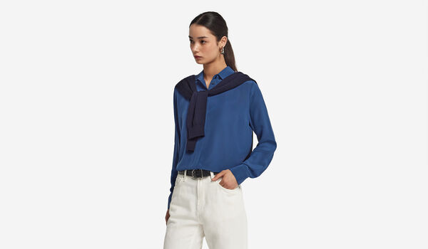 Silk Collared Shirt