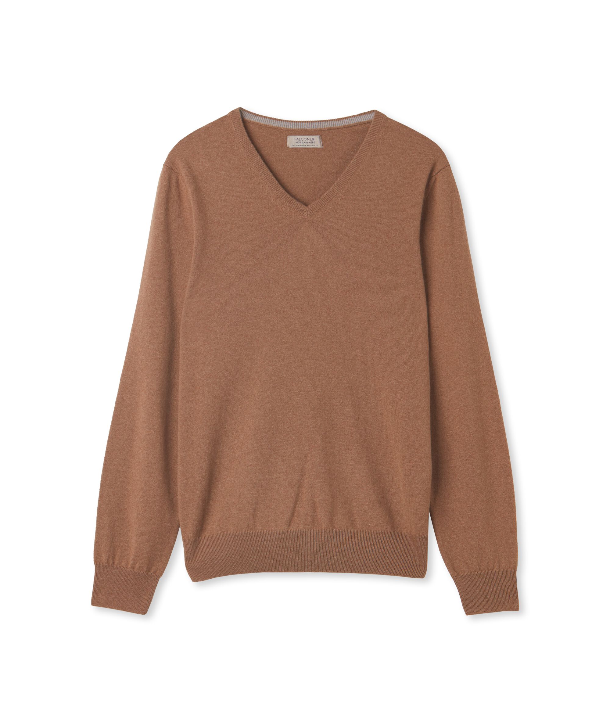Pullover mit V-Ausschnitt aus Kaschmir Ultrasoft