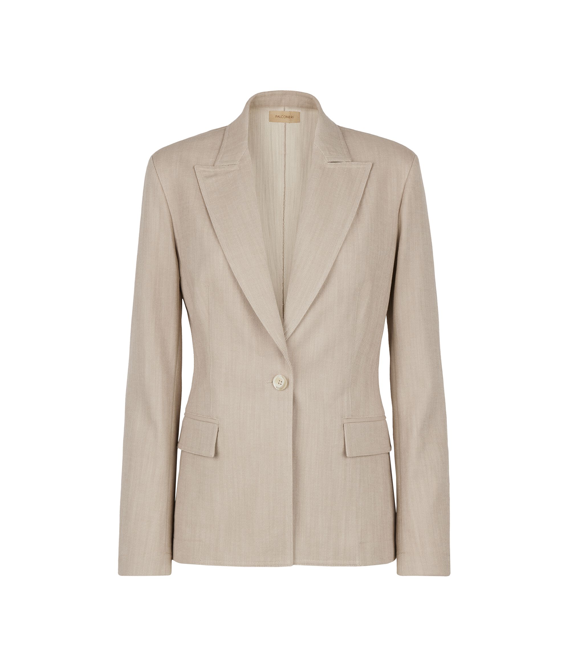 Single-breasted Cotton Blazer