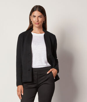 Veste à petits pois