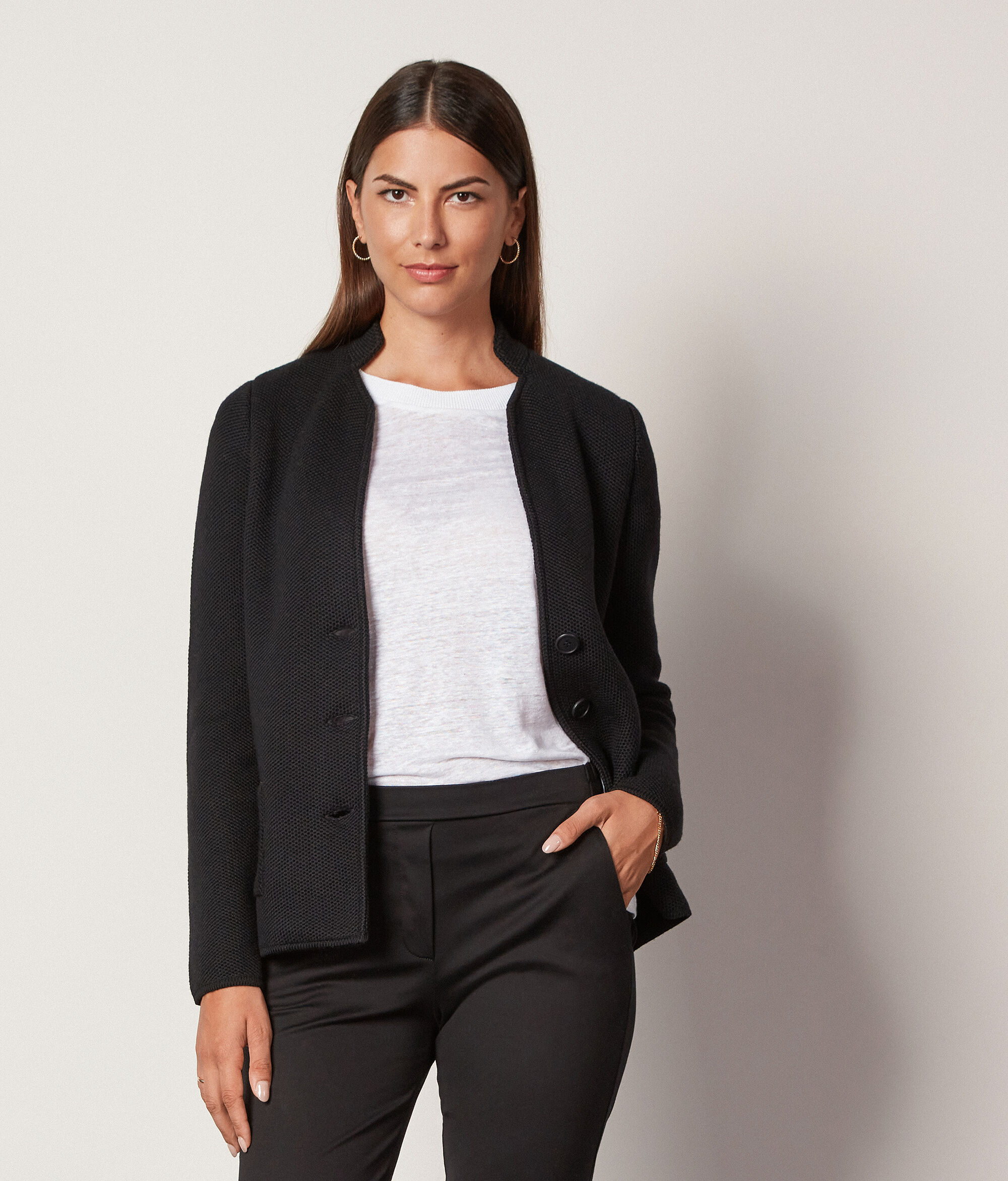 Gesprenkelte Jacke