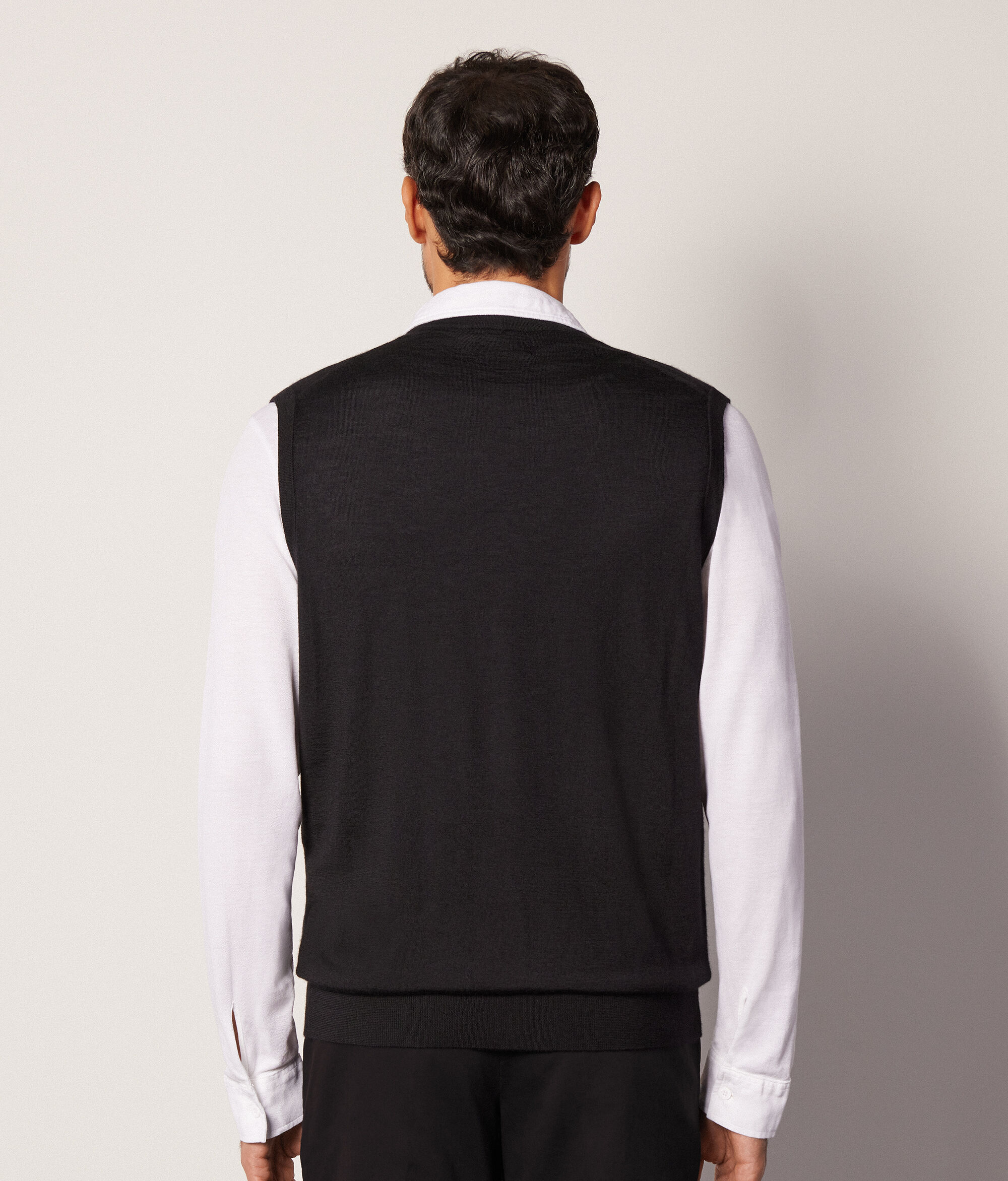 Colete em Ultrafine Cashmere