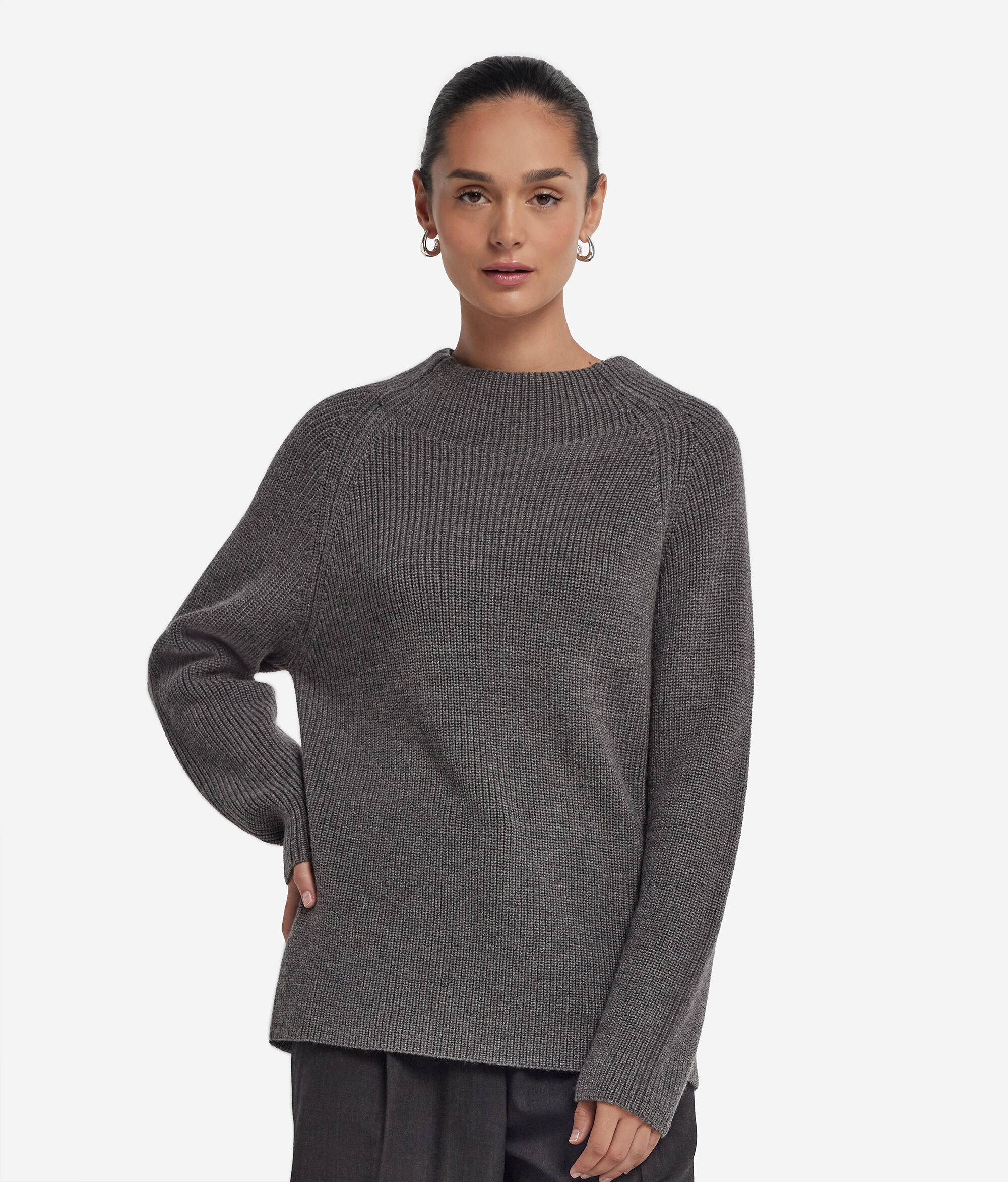 Wool turtleneck jumper