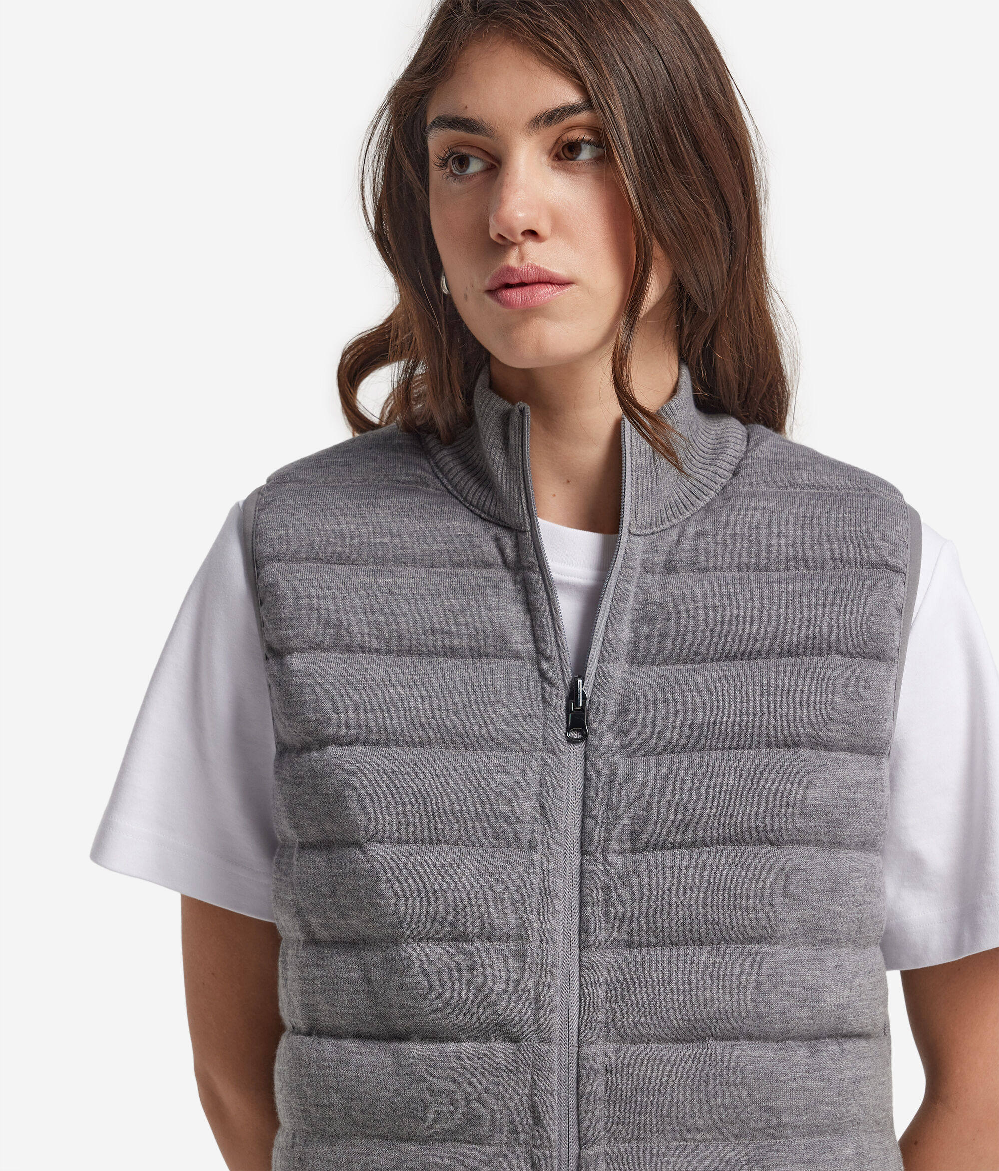 Daunenjacke zum Wenden aus Kaschmir