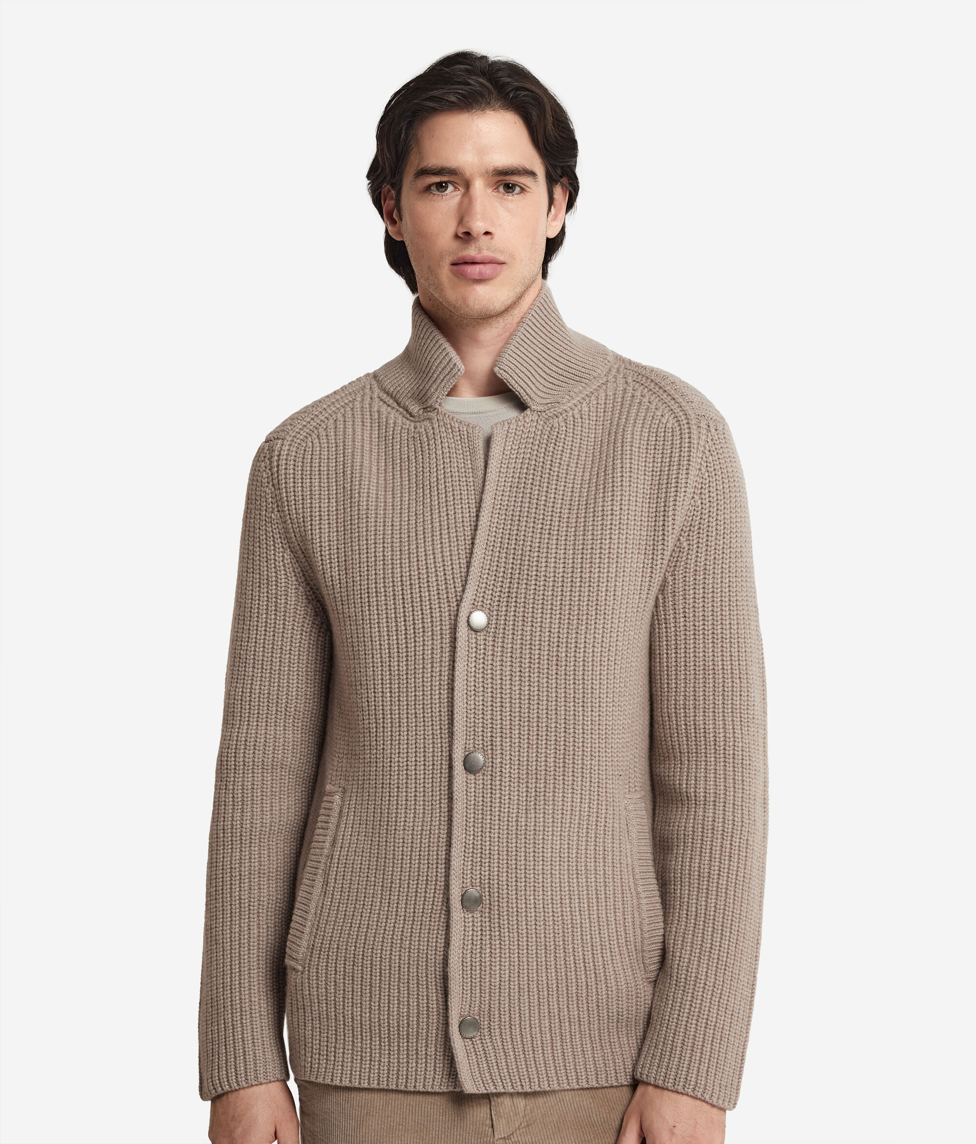 Ribbed Ultrasoft Cashmere Jacket