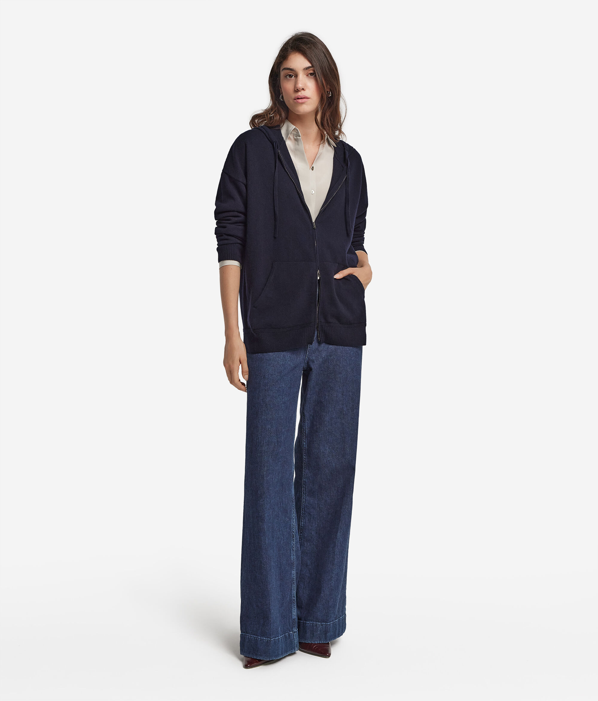 Ultrasoft Cashmere Hooded Sweatshirt