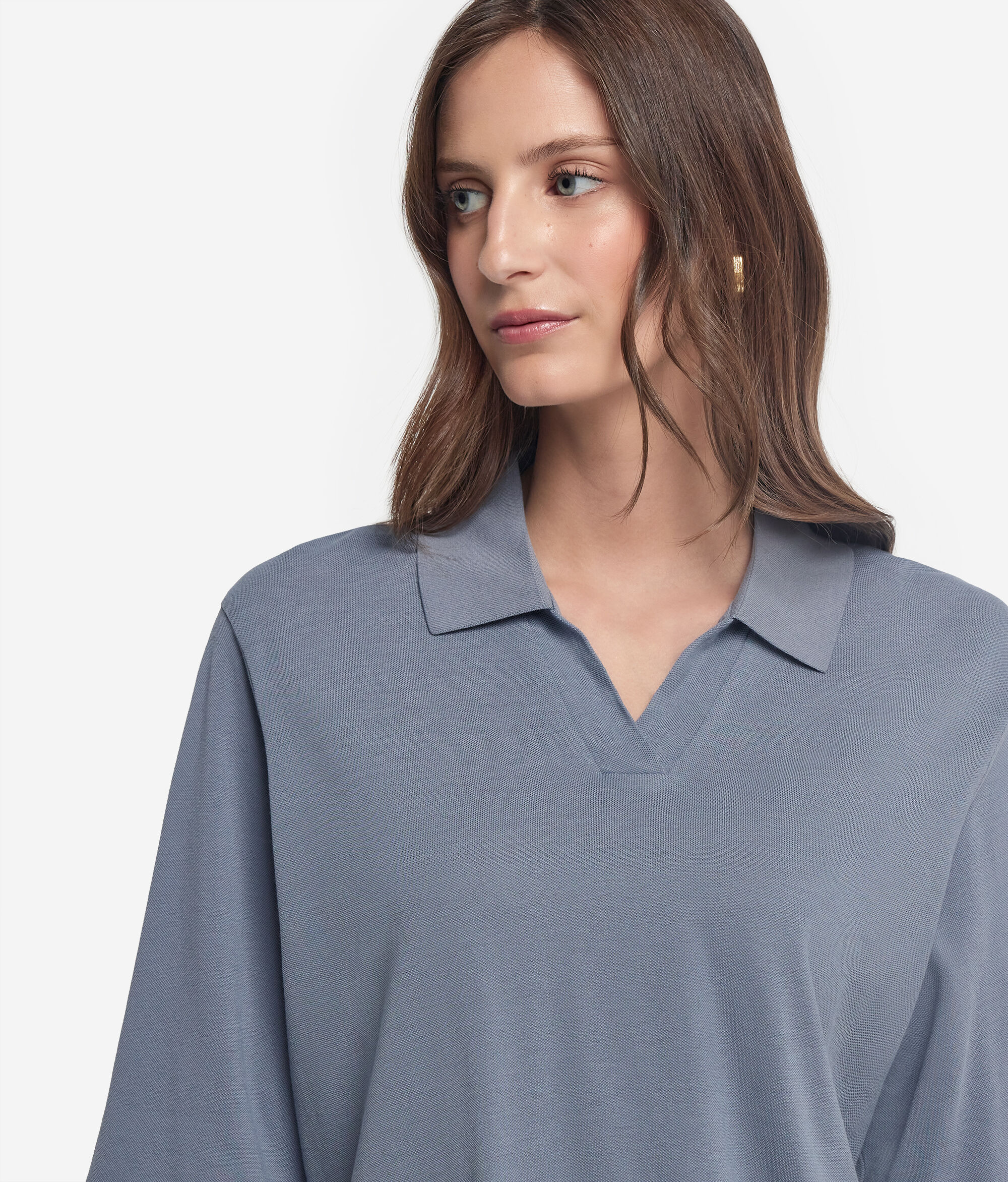 Cotton Piqué and Silk Polo