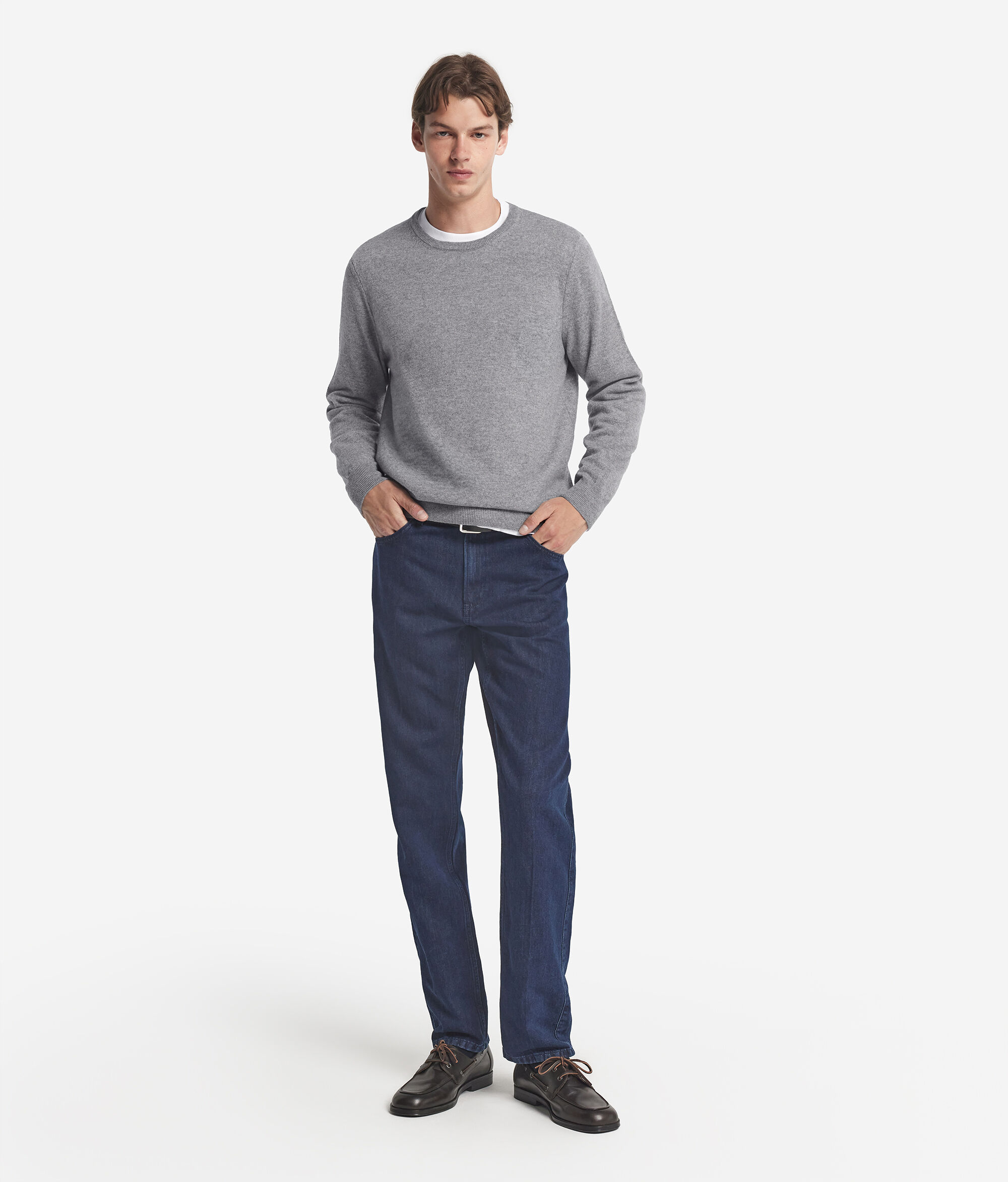 Rundhalspullover aus Kaschmir Ultrasoft