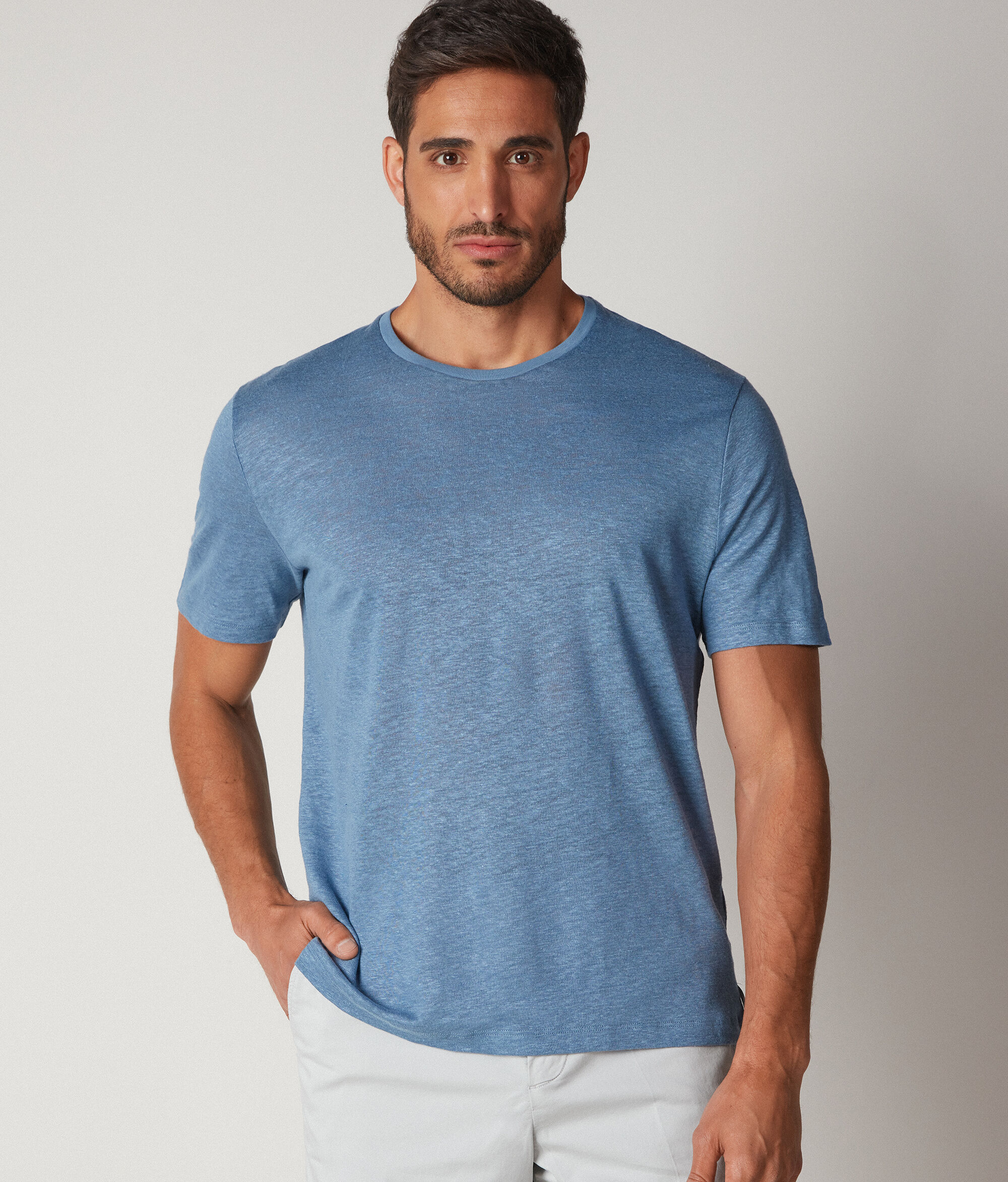 T-shirt in Lino
