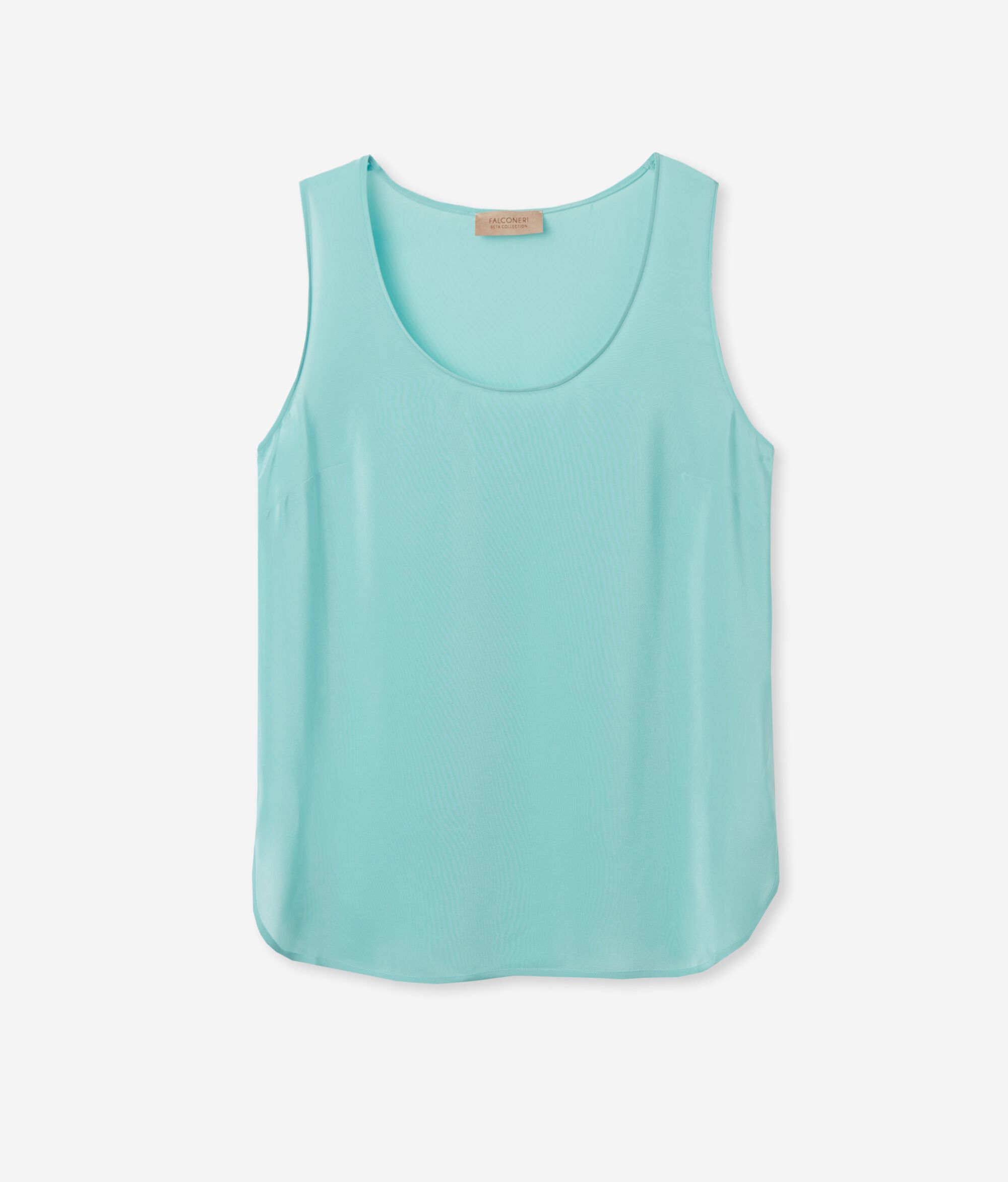 Wide-Neck Silk Camisole