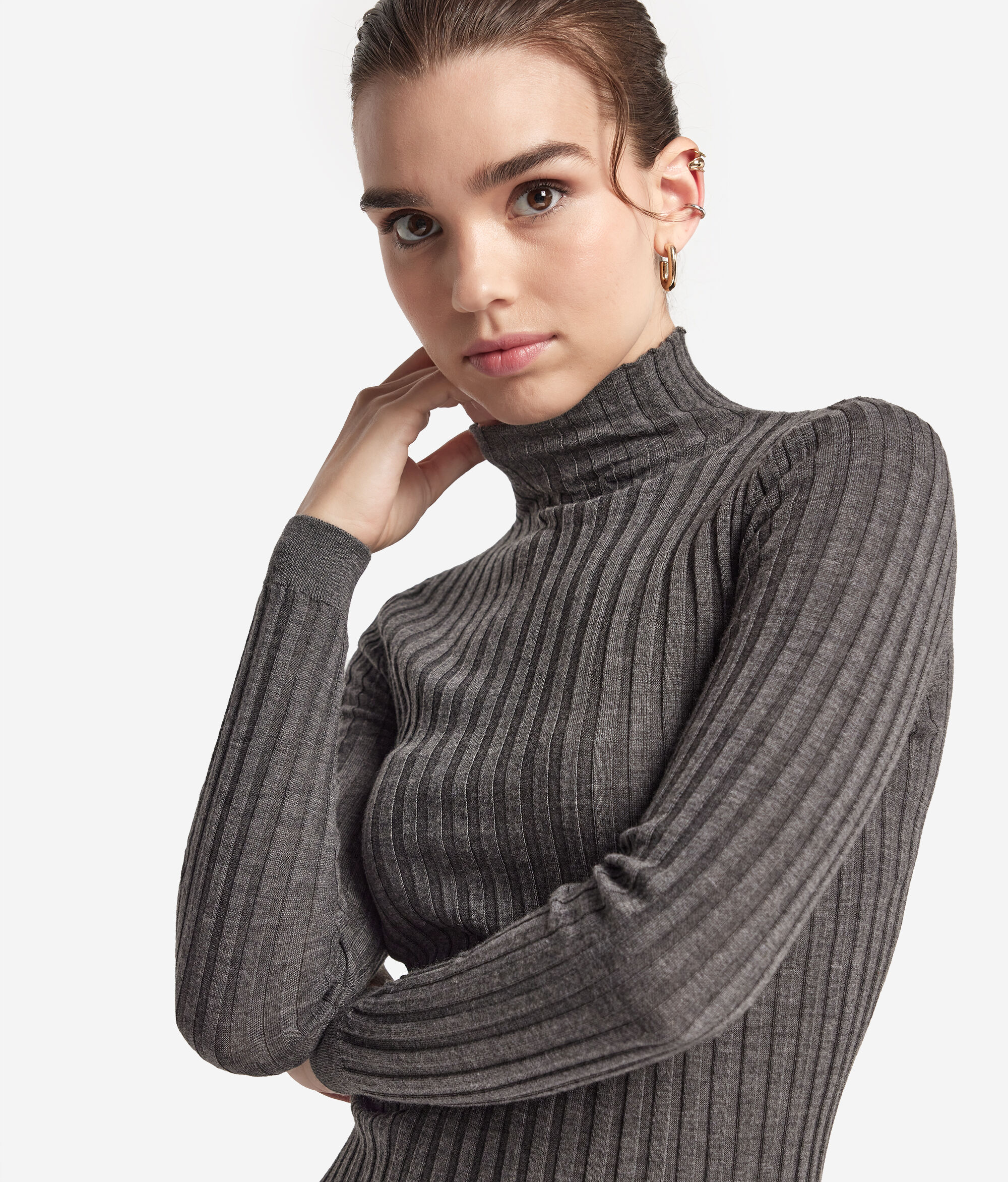 FlatRib Ultrafine Cashmere Turtleneck Jumper Jumpers Turtleneck