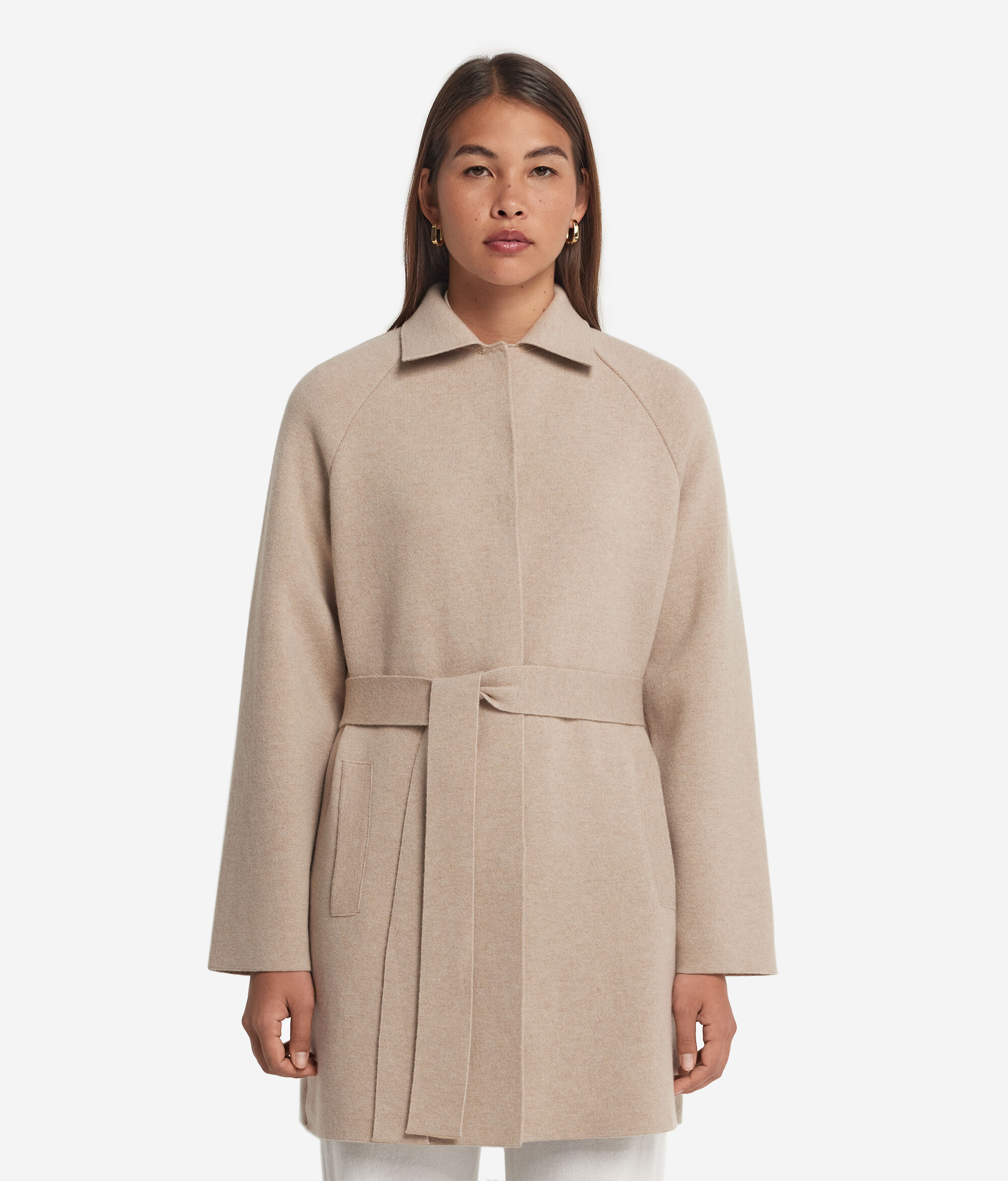 Ultrasoft Cashmere Coat with Collar