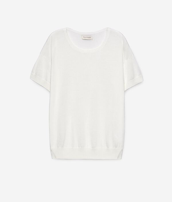 Джемпер из шелка и хлопка