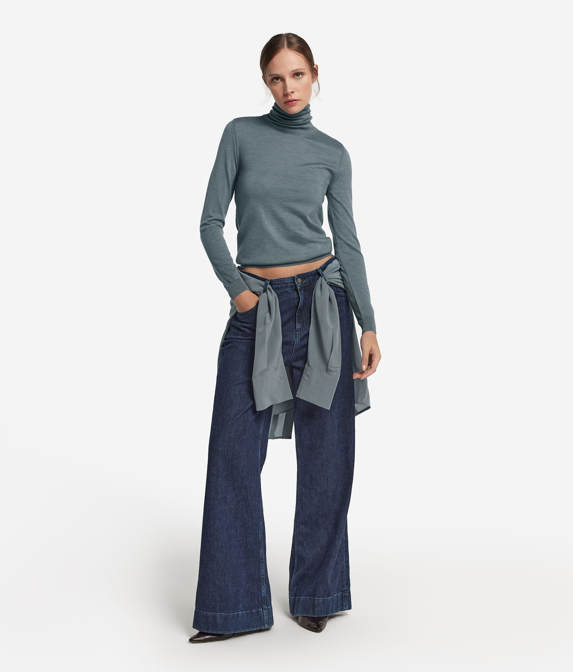 Ultrafine Cashmere Turtleneck Jumper