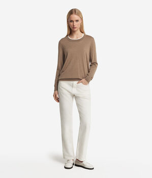 Maglia Girocollo in Cashmere Ultrafine