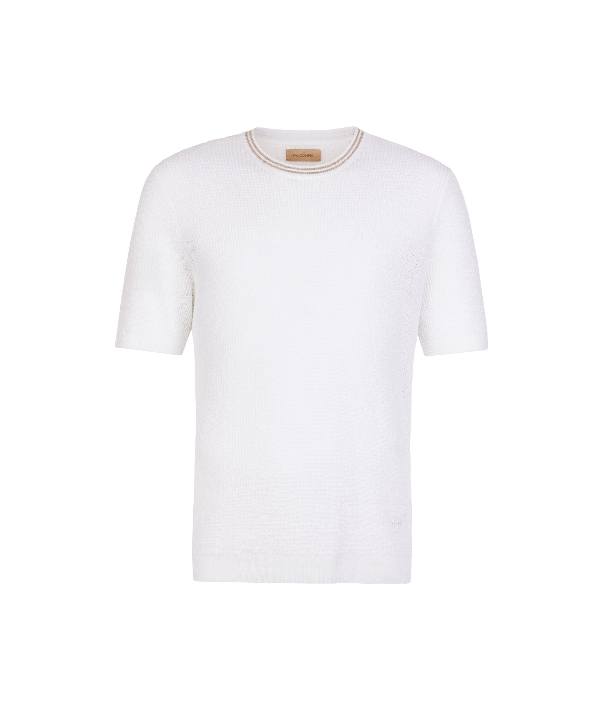 T-Shirt mit Waffelmuster
