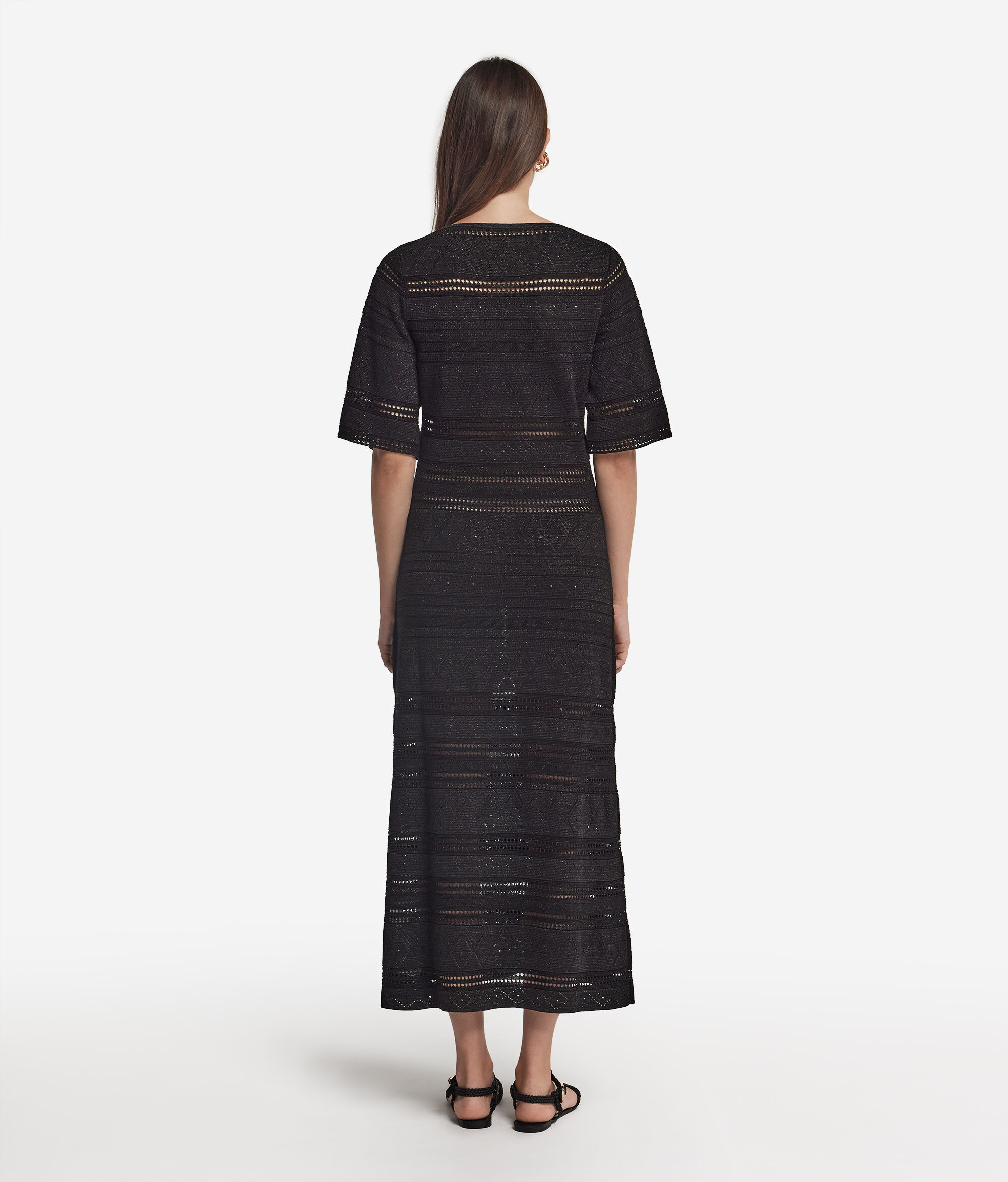 Rochie cu efect croșetat