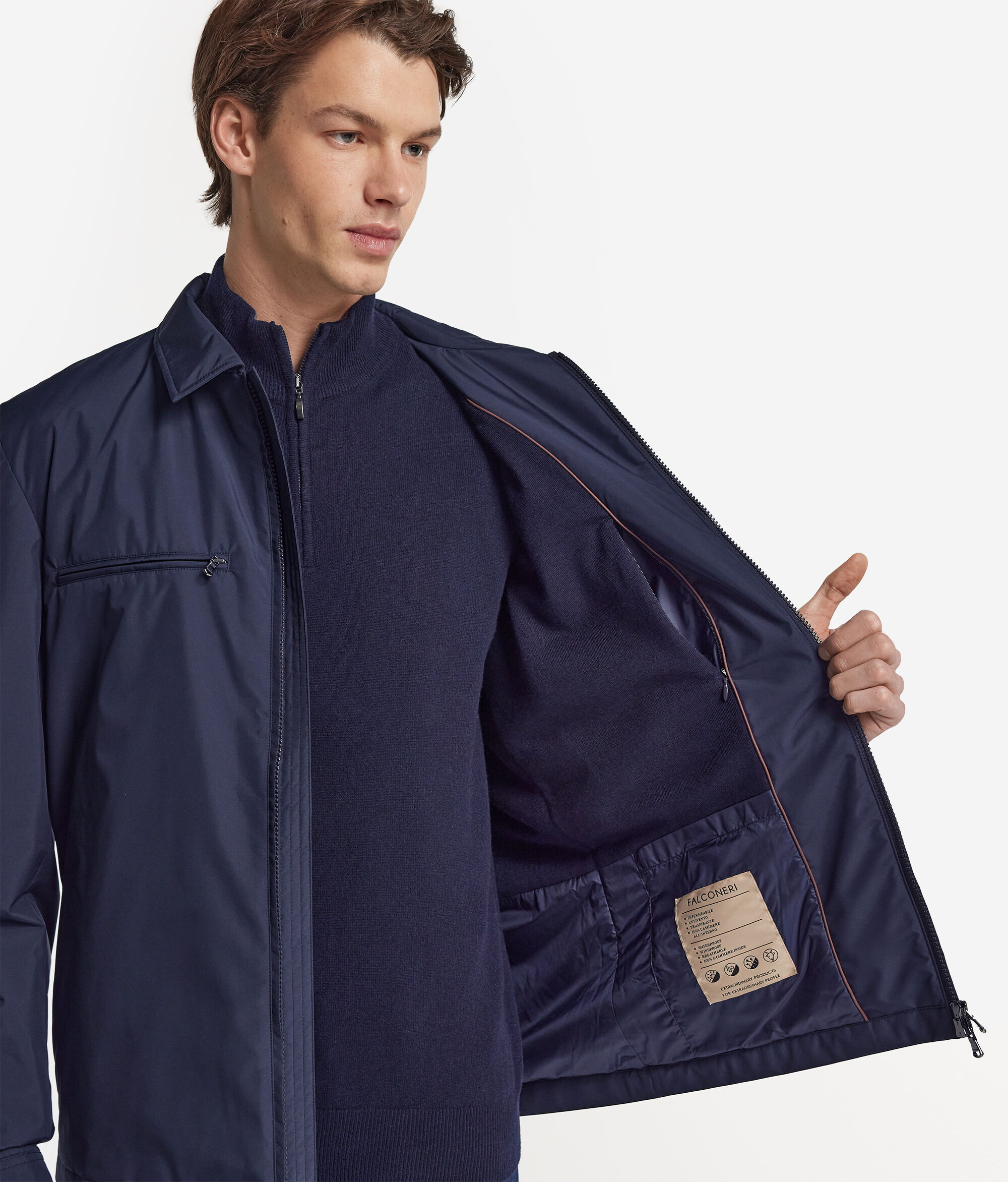Funktions-Overshirt mit Reißverschluss