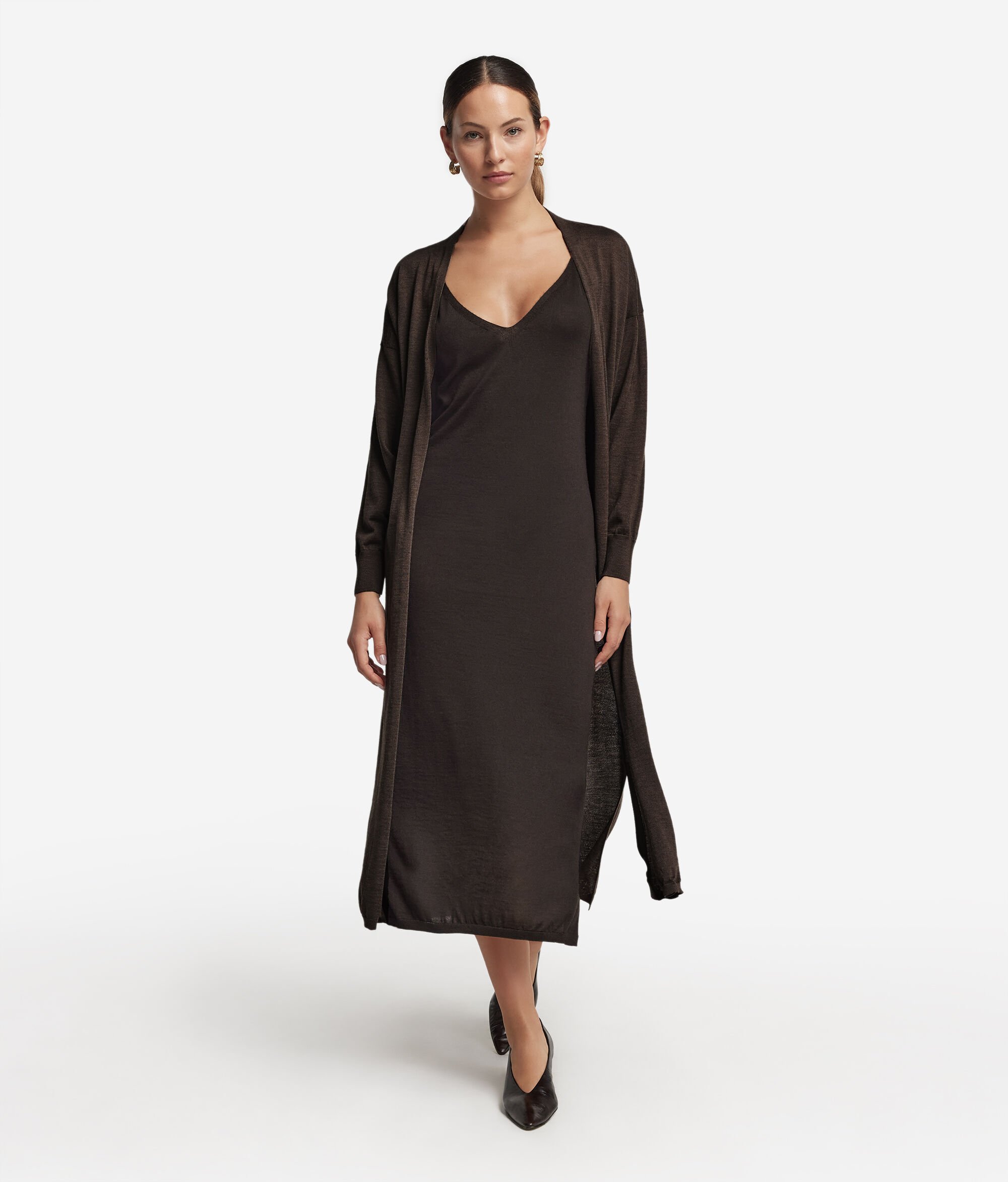 Robe en cachemire ultra-fin