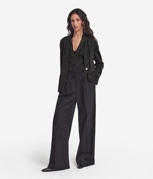 Wool and Ultrafine Cashmere reversible jacket