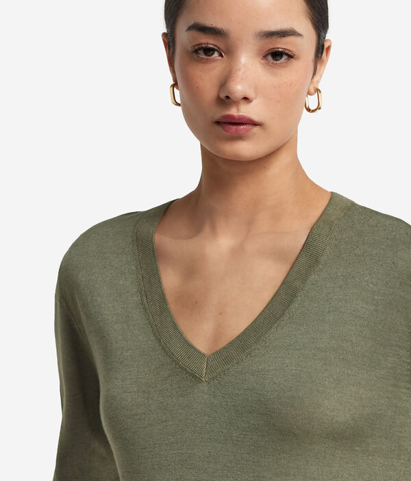 Пуловер из ультратонкого кашемира