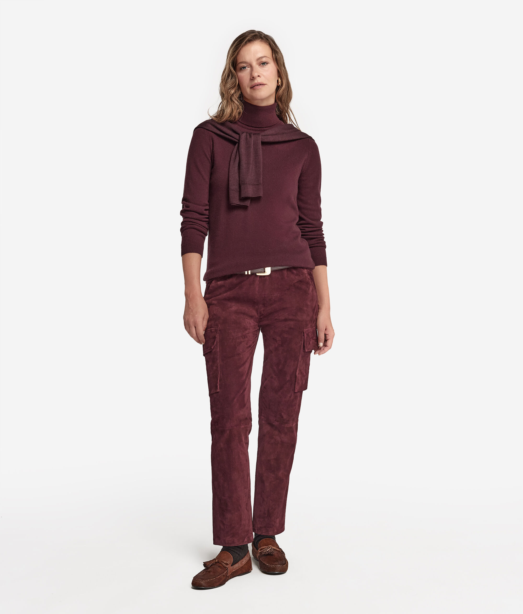 Col roulé femme en cachemire ultra-doux
