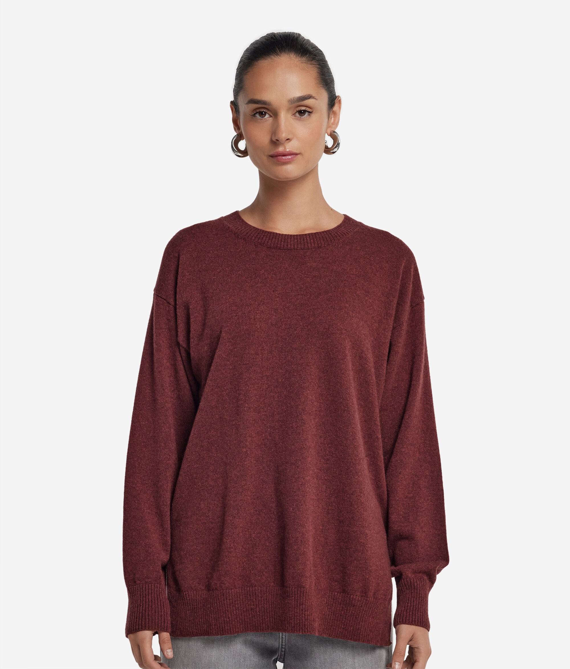 Ultrasoft Cashmere jumper with slits