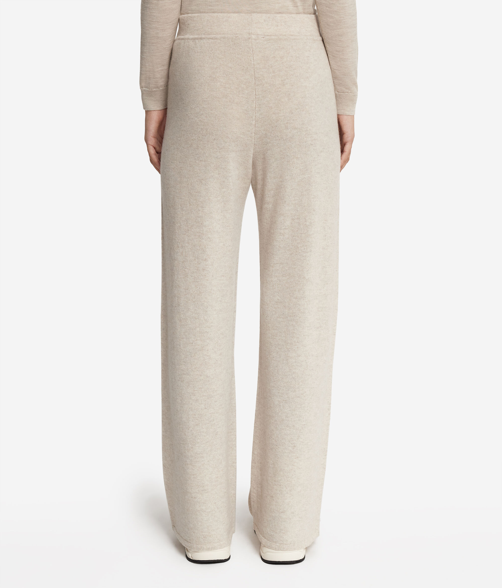 Pantalón palazzo de cashmere ultrasoft