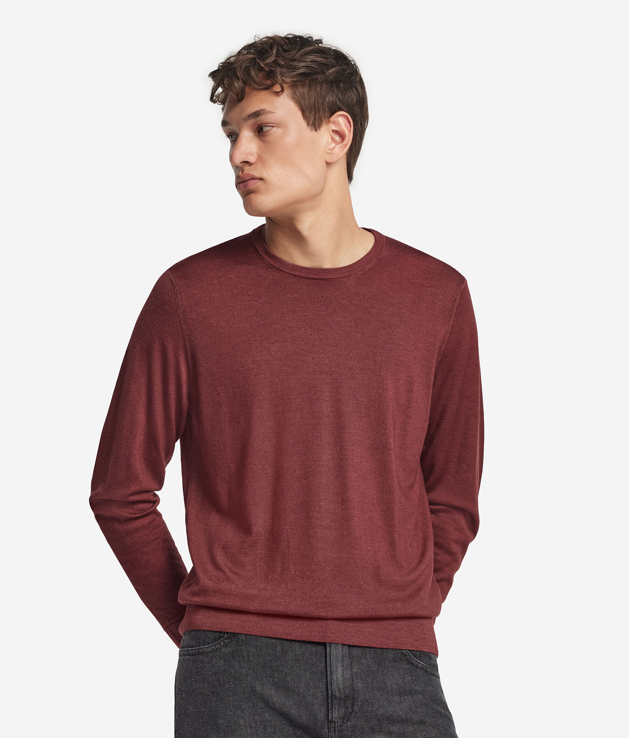 Maglia Girocollo in Cashmere Ultrafine