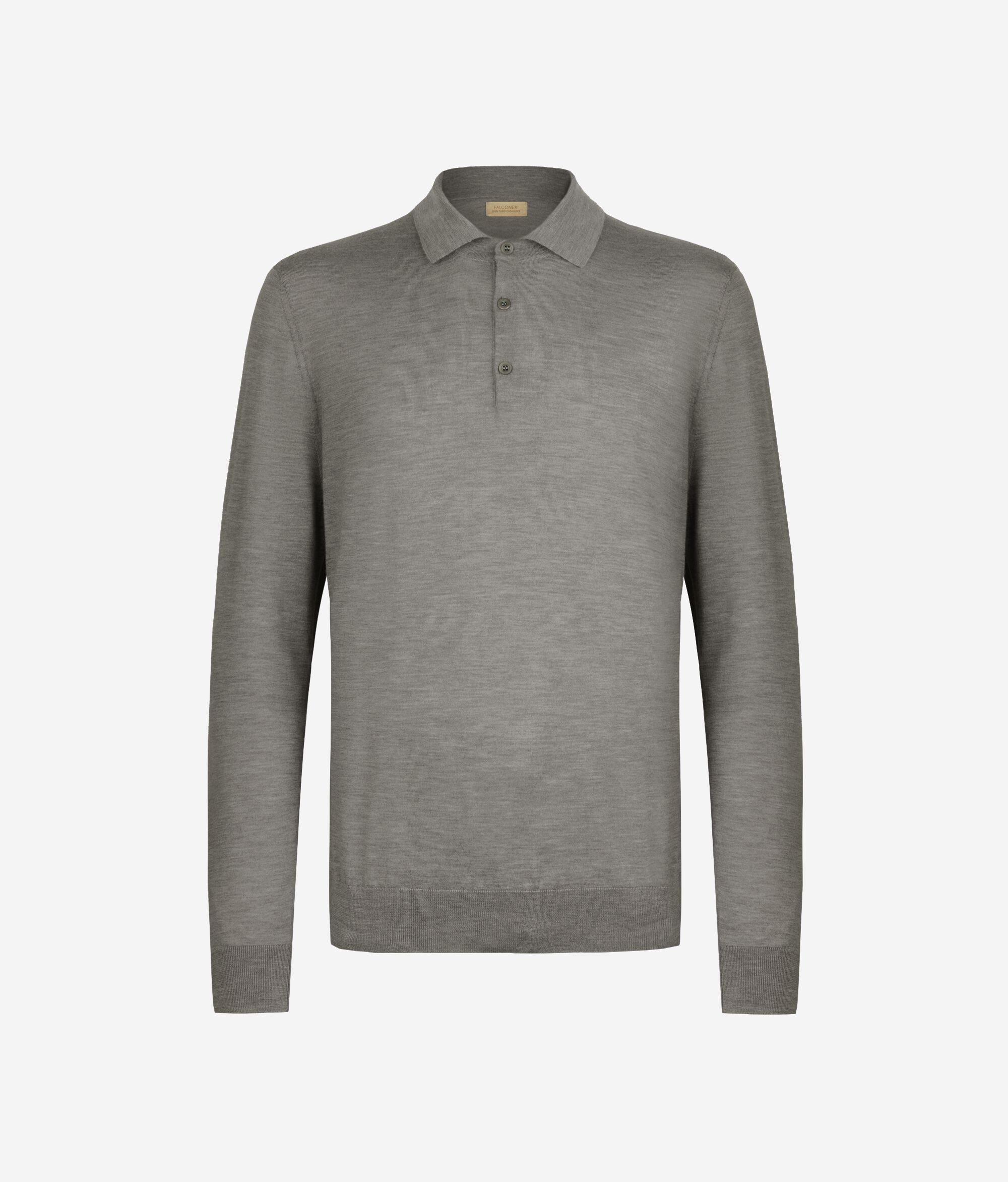 Polo en cachemire ultra-fin