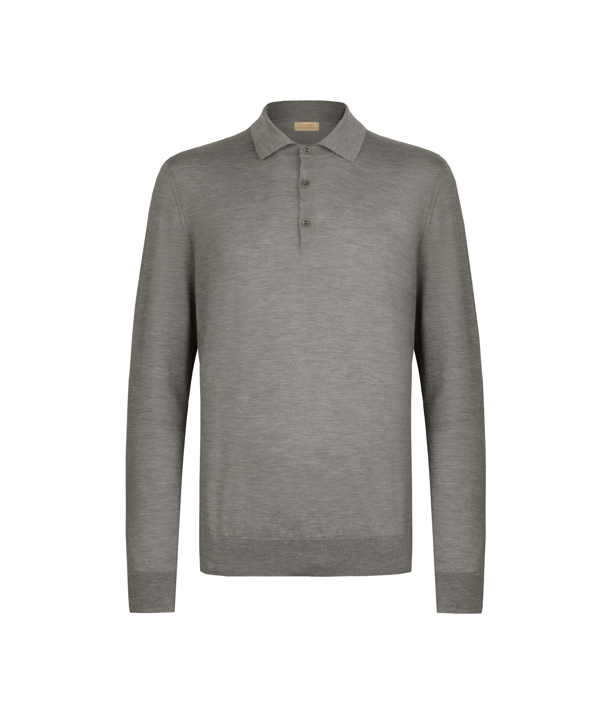 Polo en cachemire ultra-fin