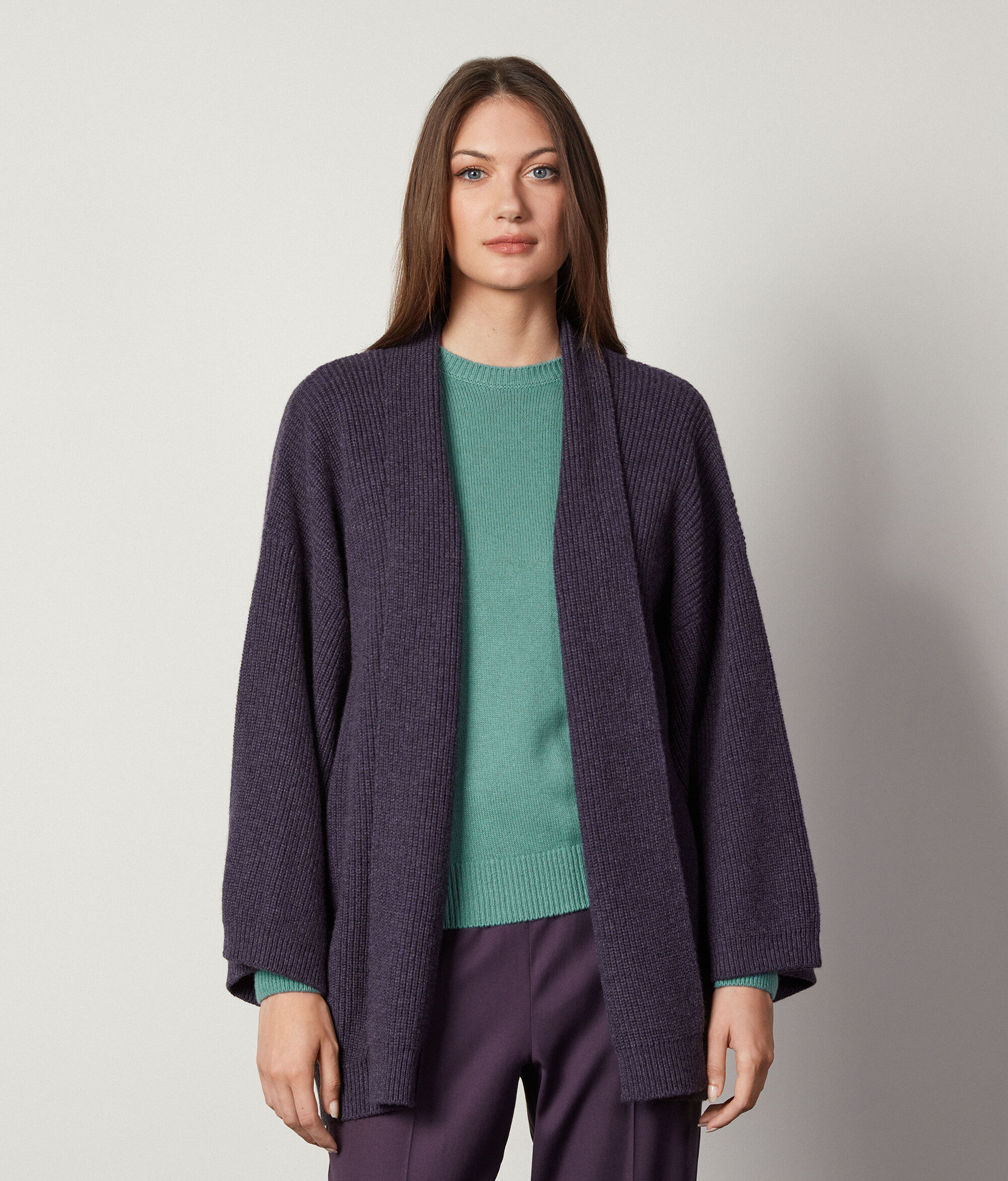 Κάπα από Ultrasoft Cashmere με Πλέξη Λάστιχο