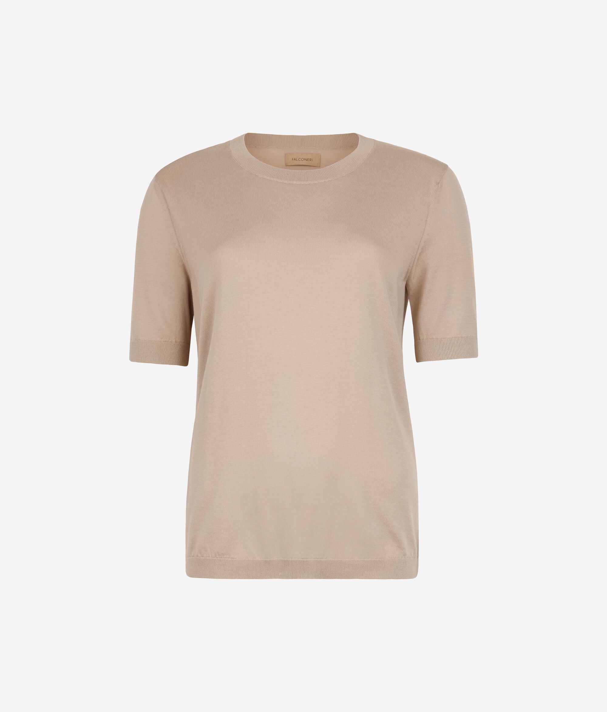 Camiseta con cuello redondo de algodón Fresh