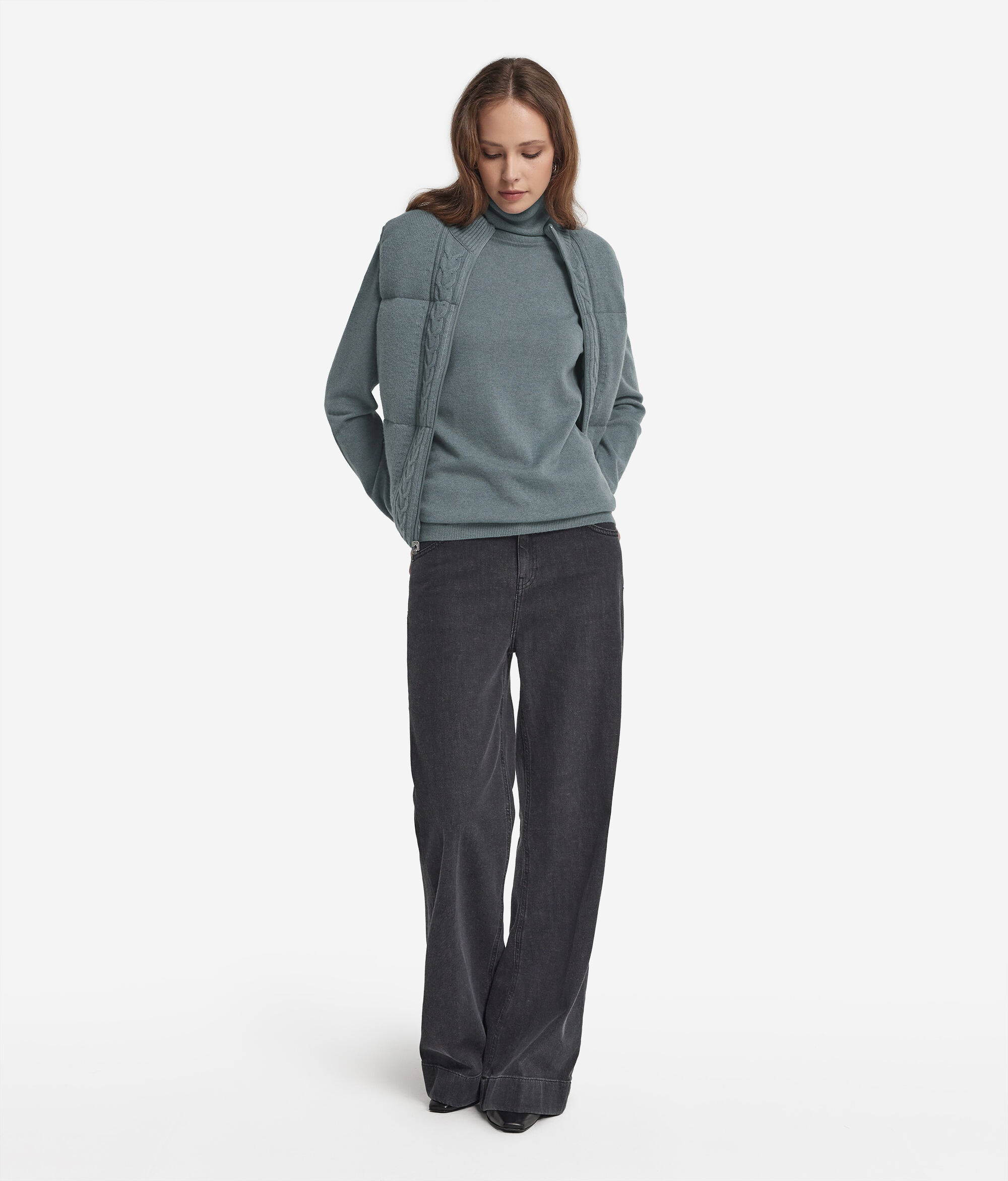 Jersei de coll cigne de Cashmere Ultrafine