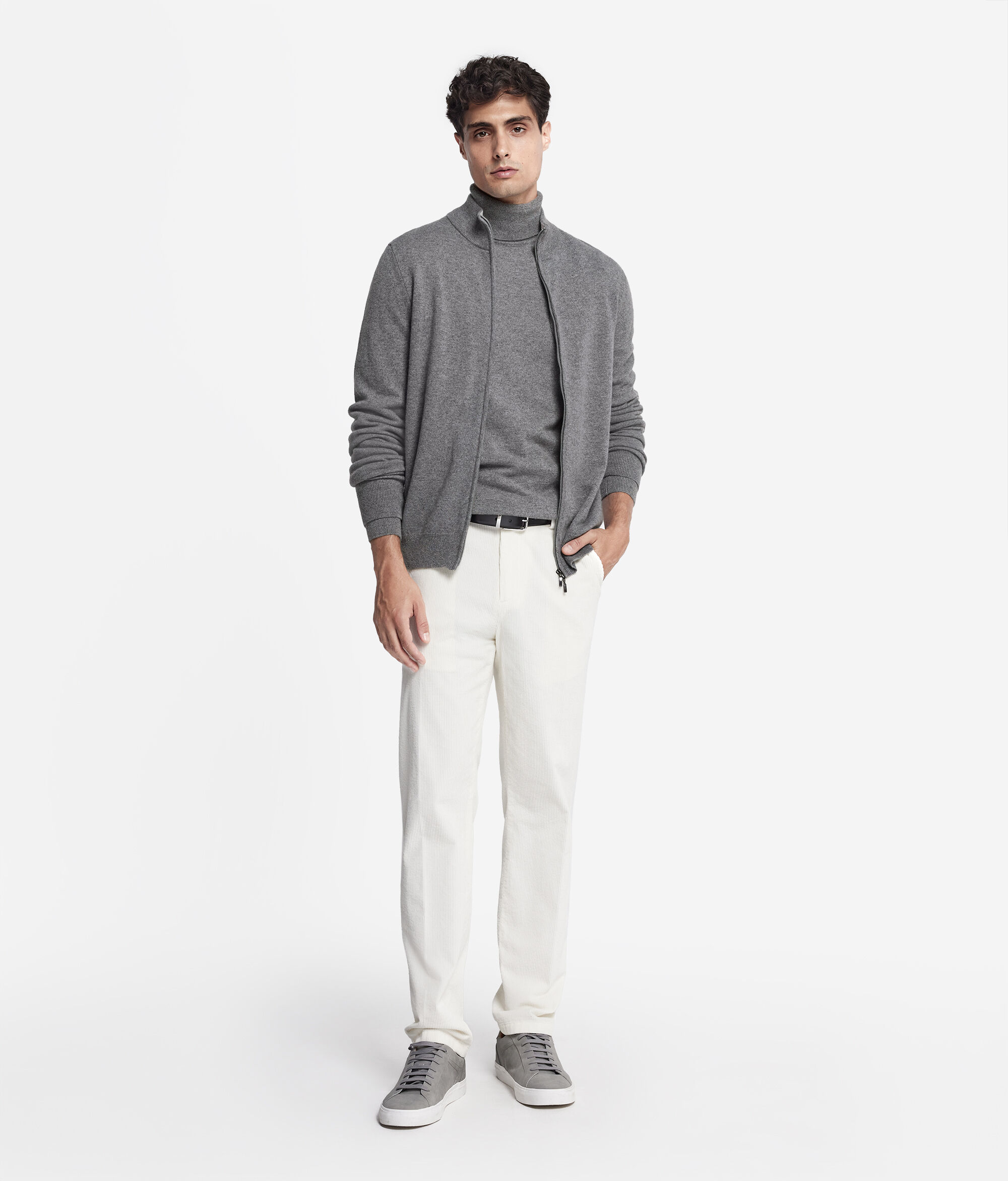 Ultrasoft Cashmere Full-Zip Cardigan