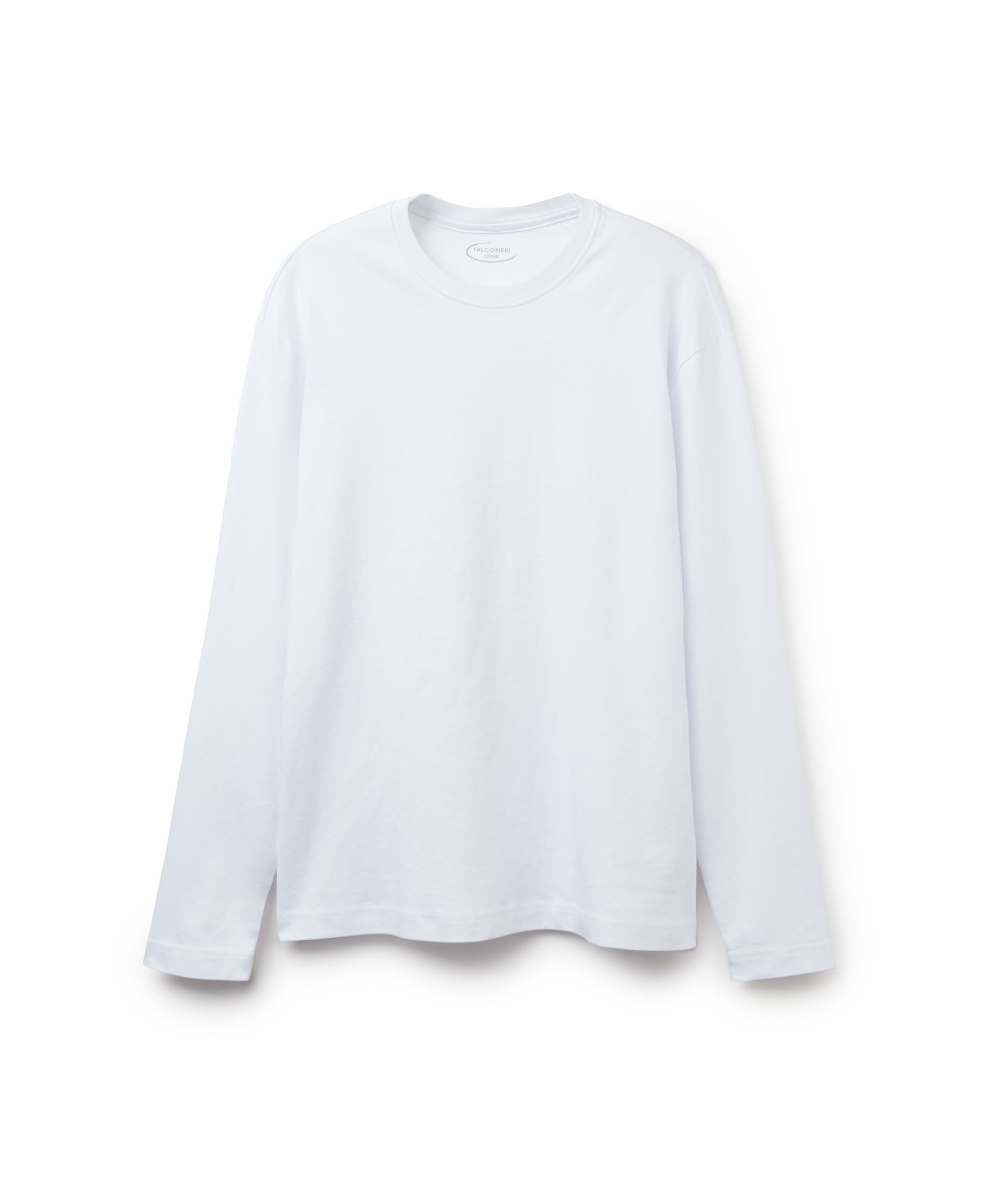 Round-Neck Cotton Jersey Top_8078