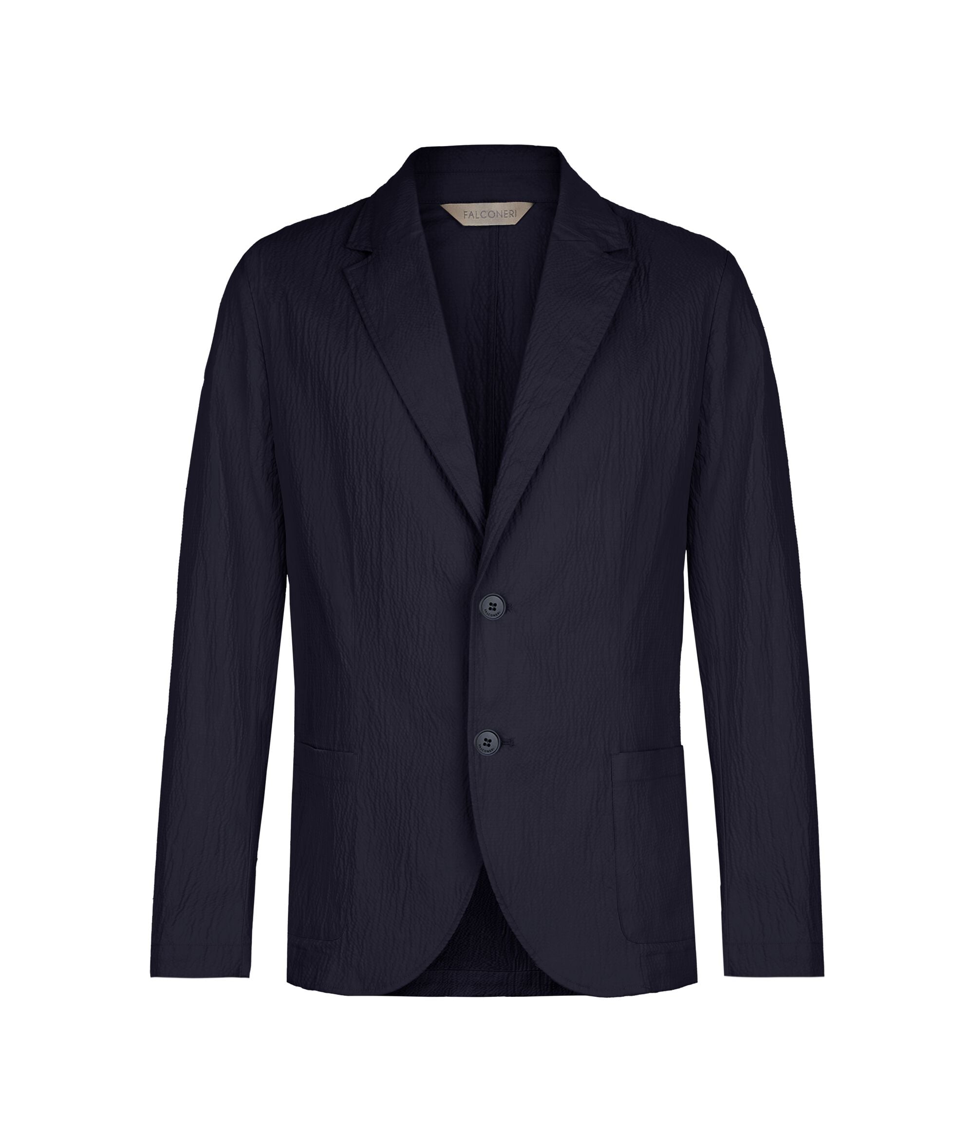 Veste à texture seersucker