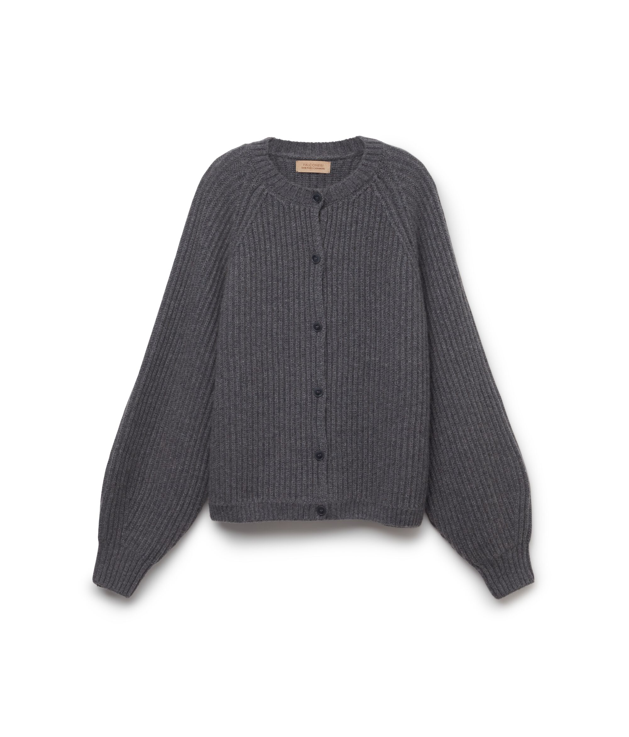 Ultrasoft Cashmere Ribbed Motif Cardigan