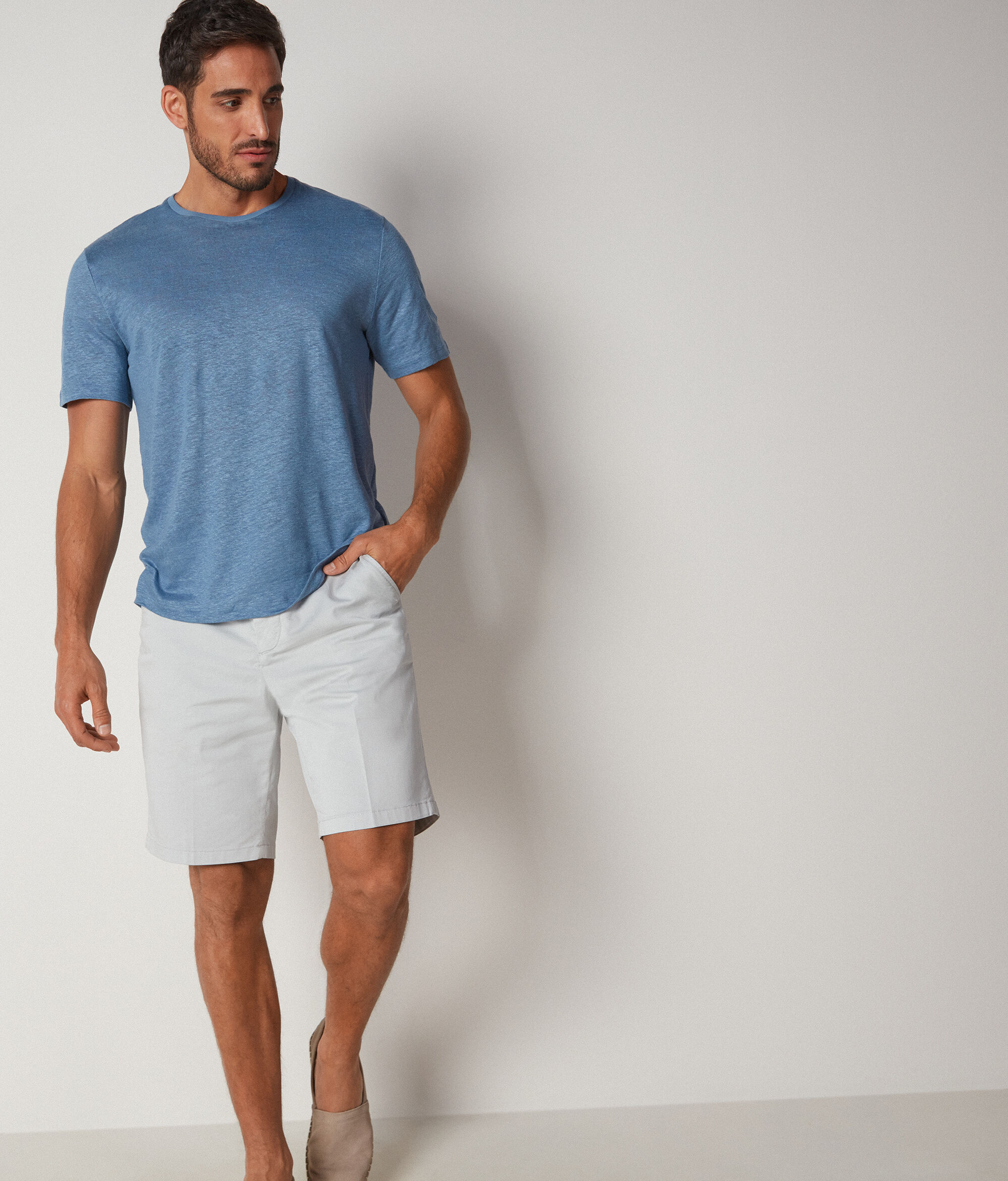 T-shirt in Lino