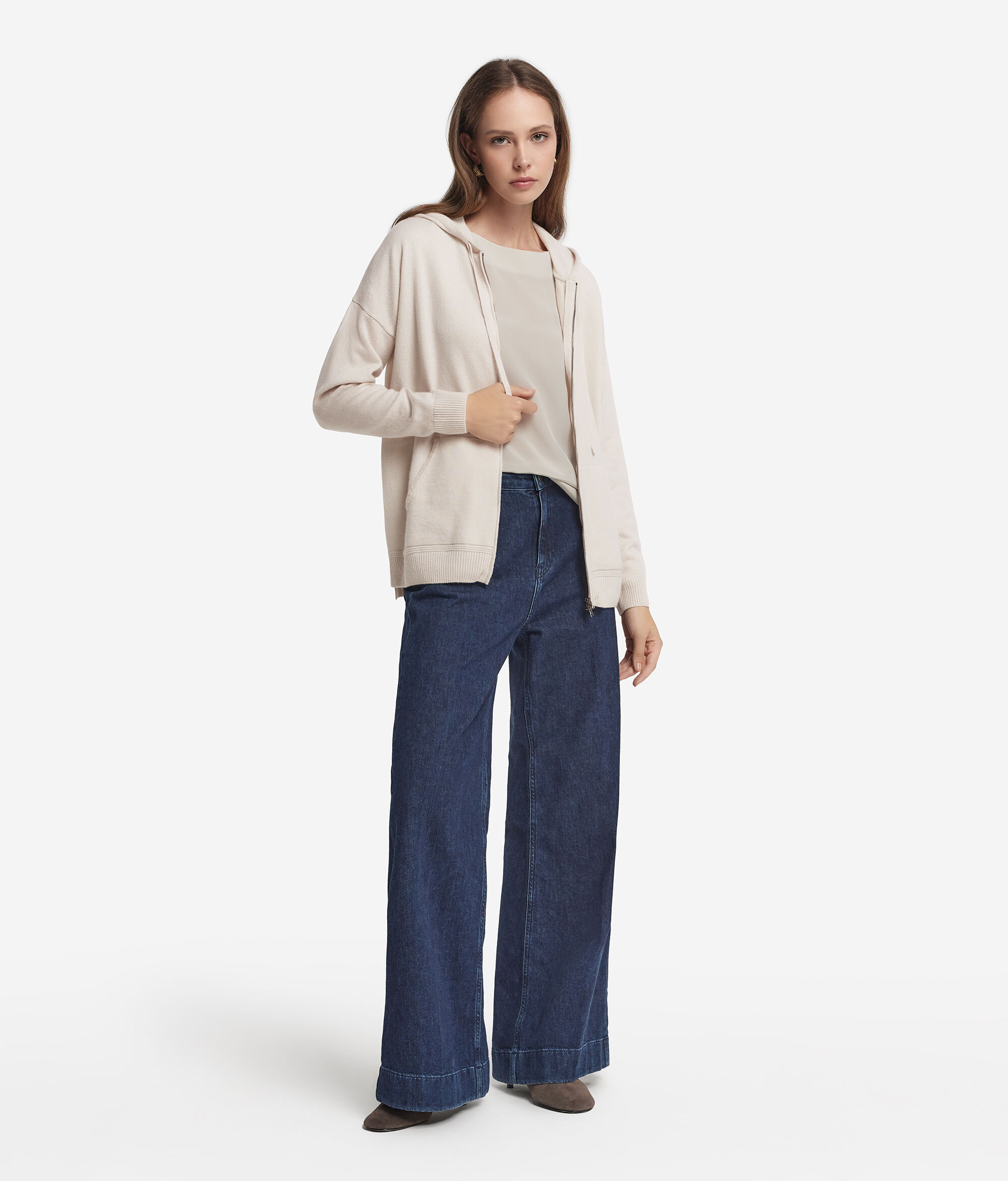 Ultrasoft Cashmere Hooded Sweatshirt