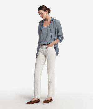 Wide-Neck Silk Camisole