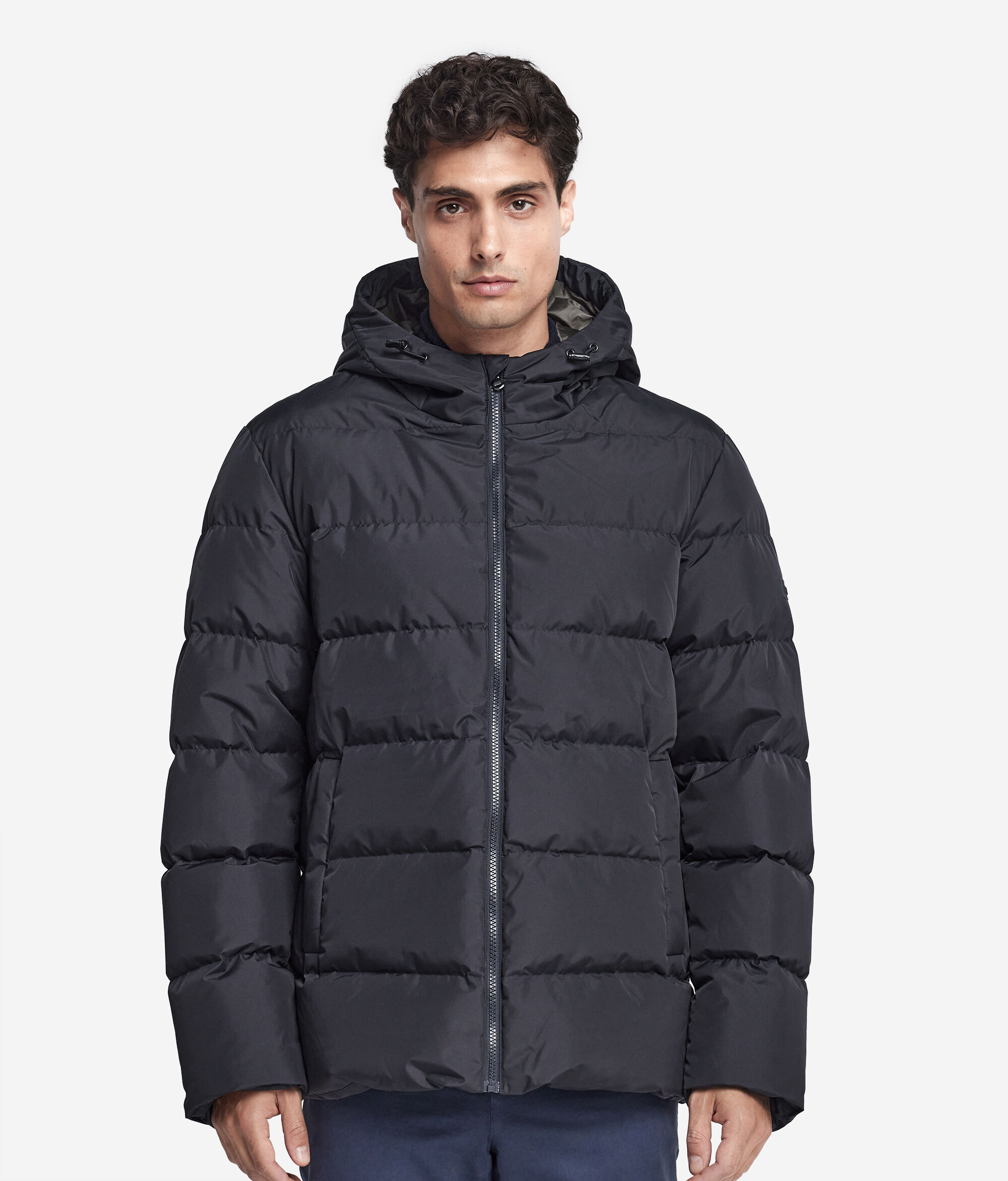 Down Jacket with Hood and Cashmere Lining | Falconeri