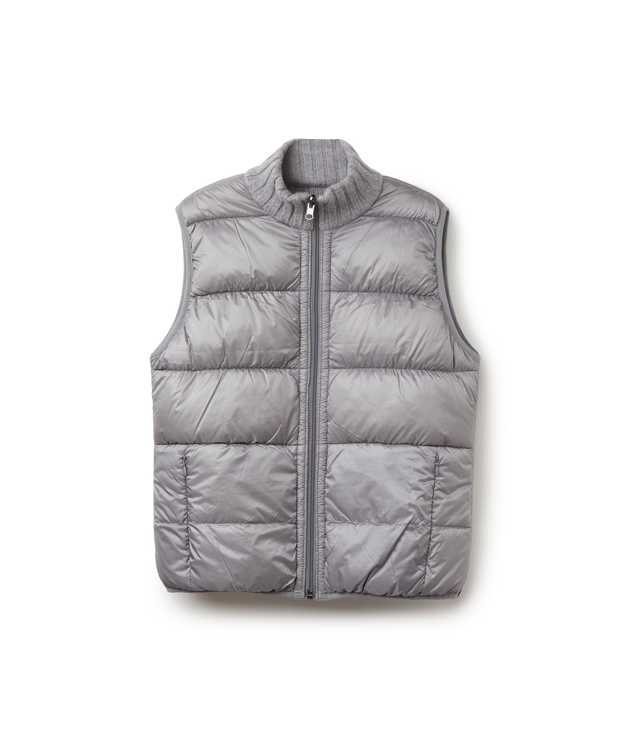 Reversible Sleeveless Short Quilted Jacket