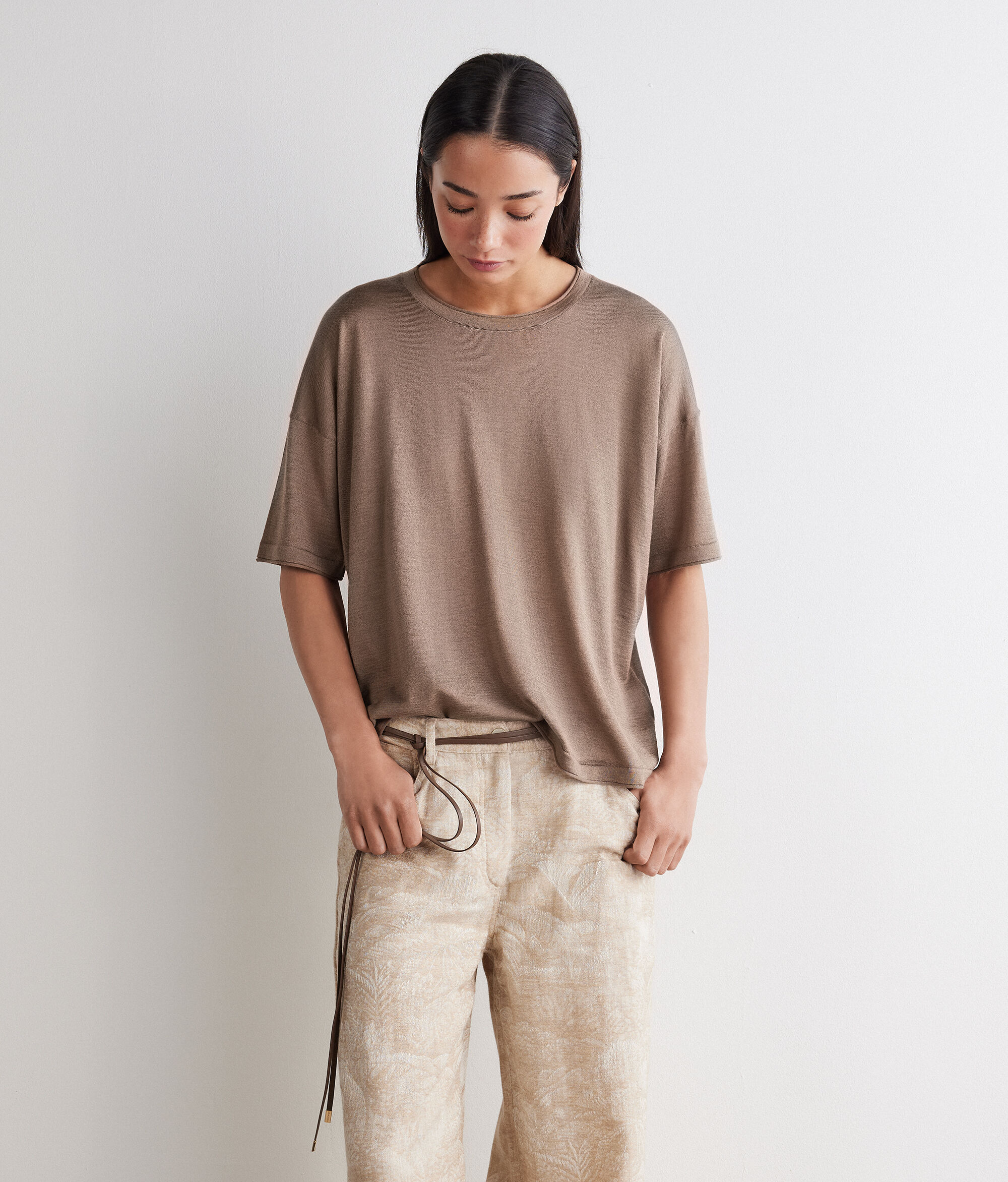 Gürtel aus genarbtem Leder