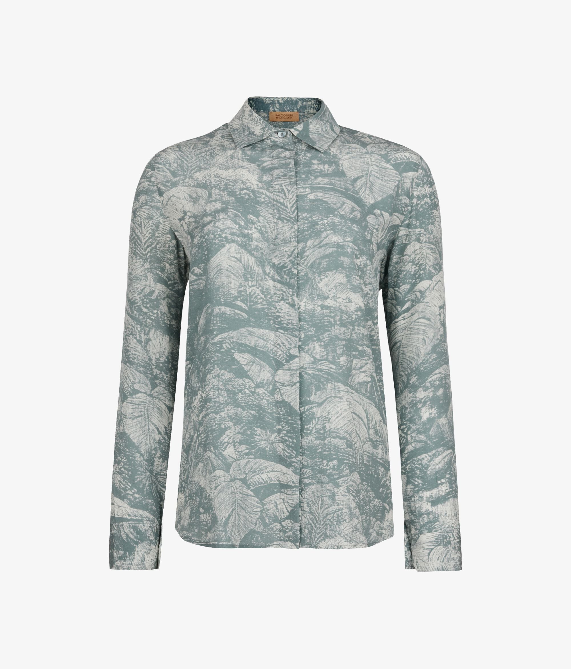 Cor Jacquard Água-marinha Escura
