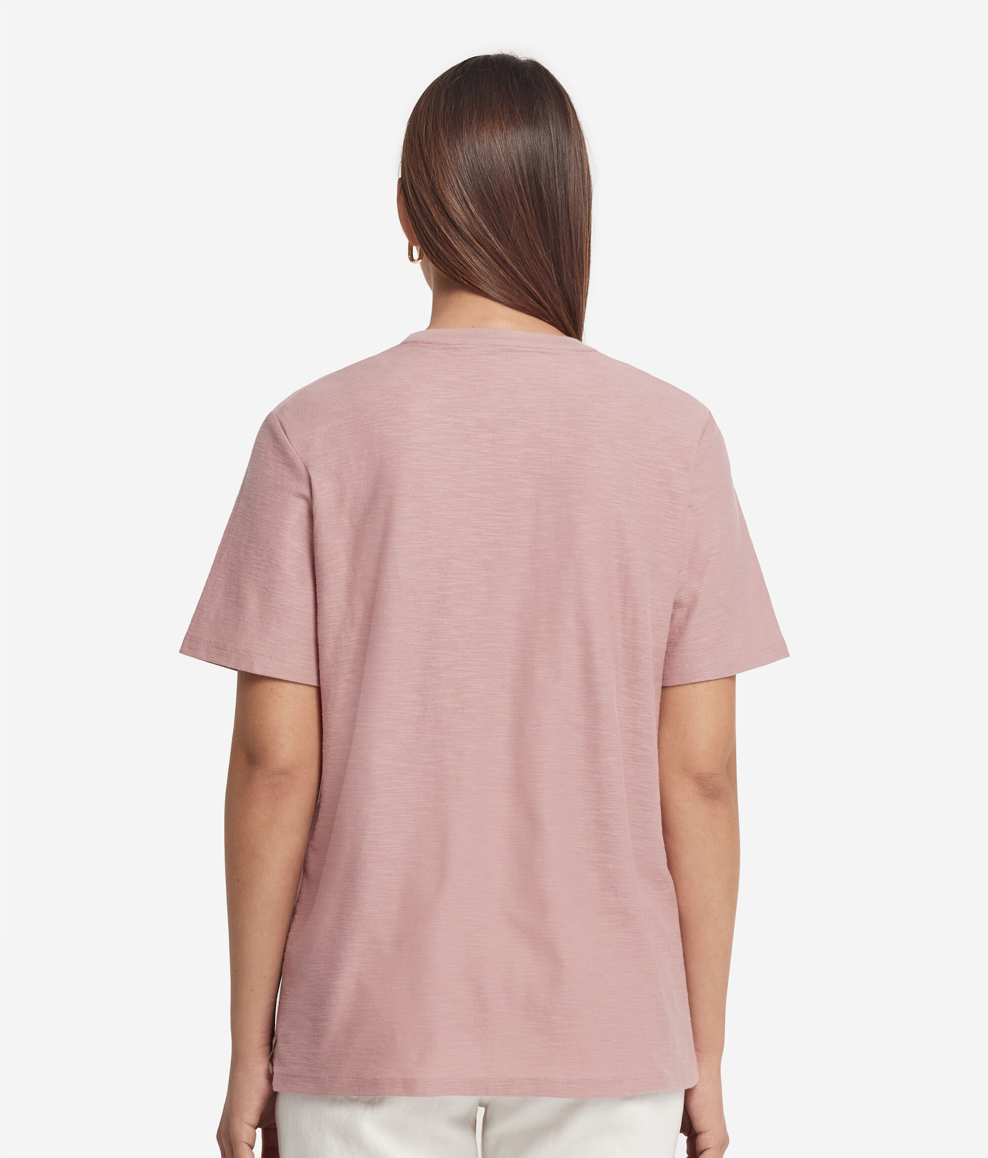コットン ショートスリーブ クルーネックTシャツ
